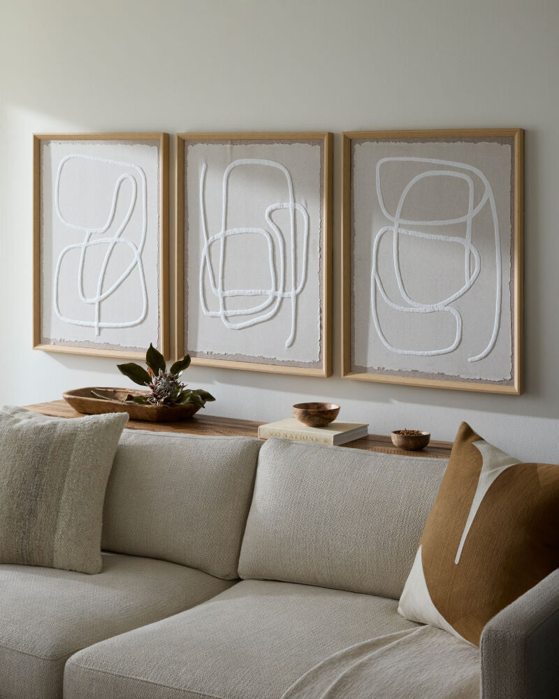 Lines Framed Art