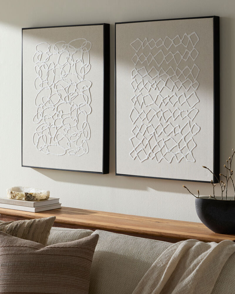 Lines Framed Art