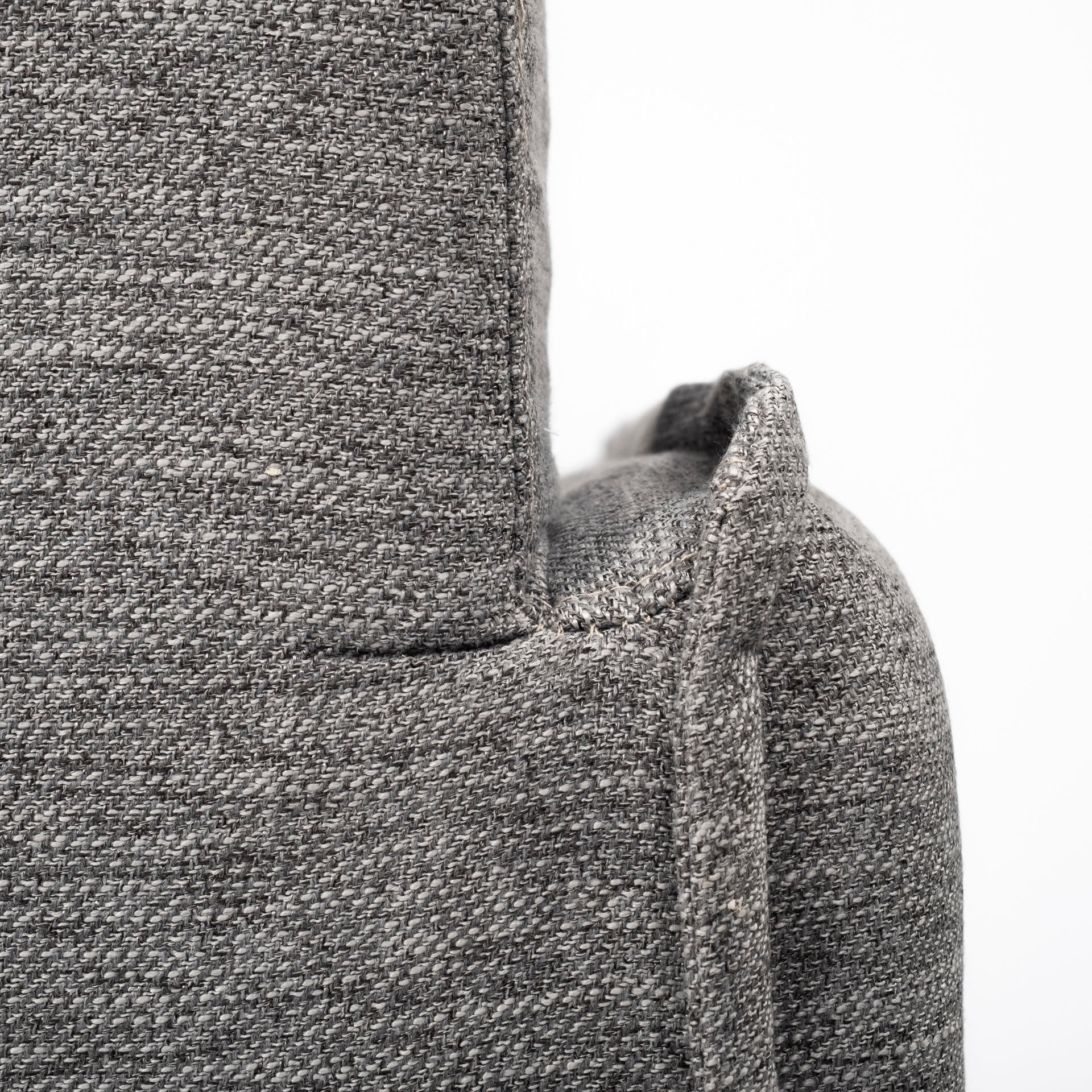 Roy I 84" Castlerock Gray Upholstered Three Seater Sofa