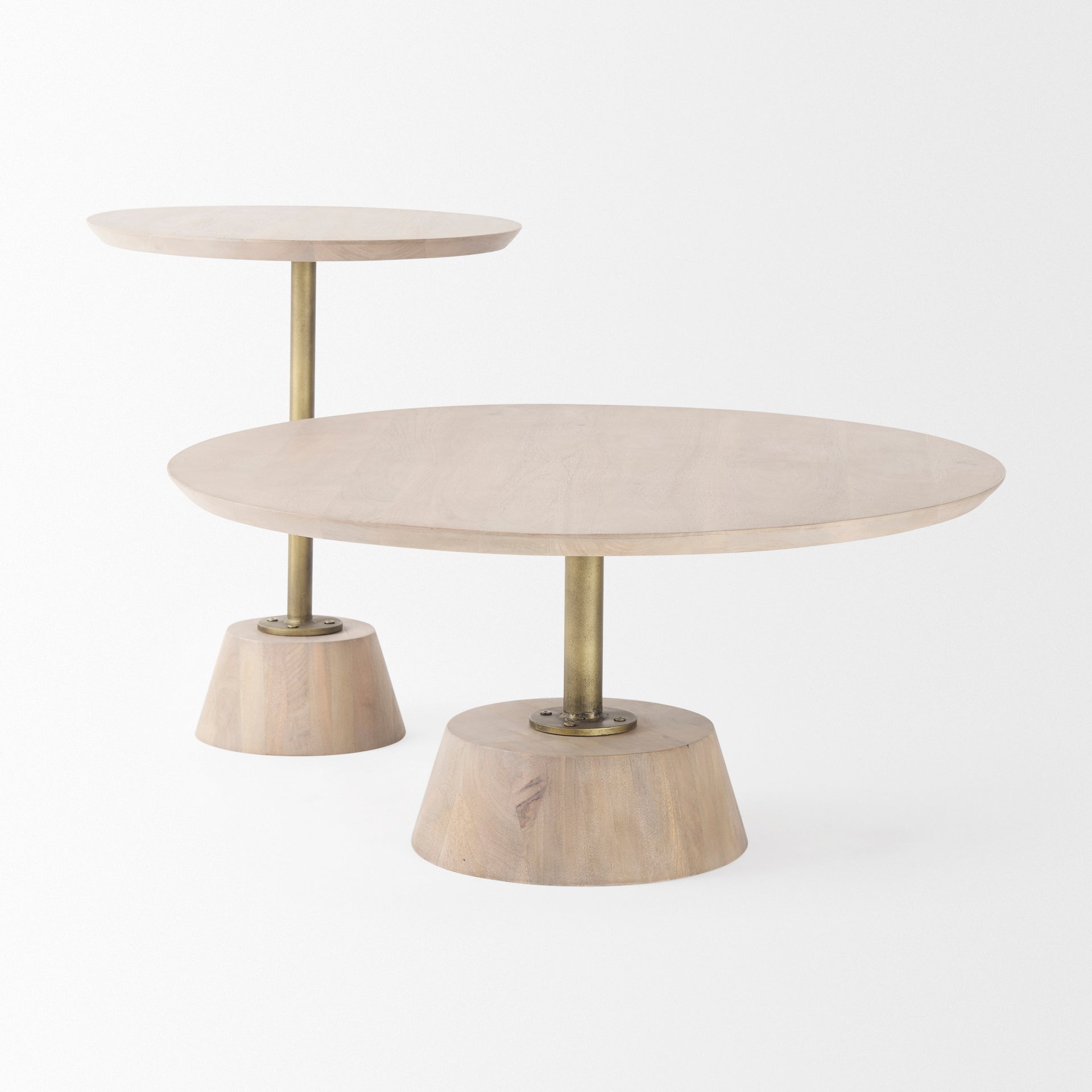 Maxwell Pedestal Side Table