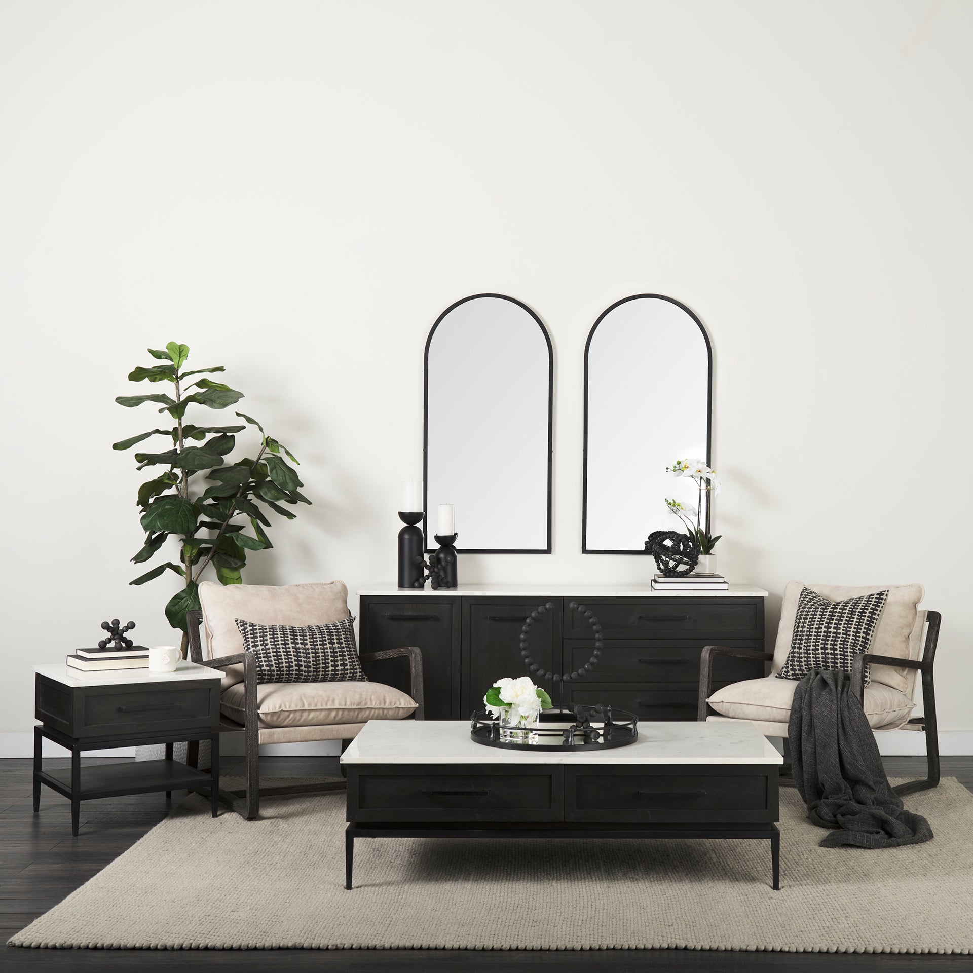 Divina 1 Drawer Side Table