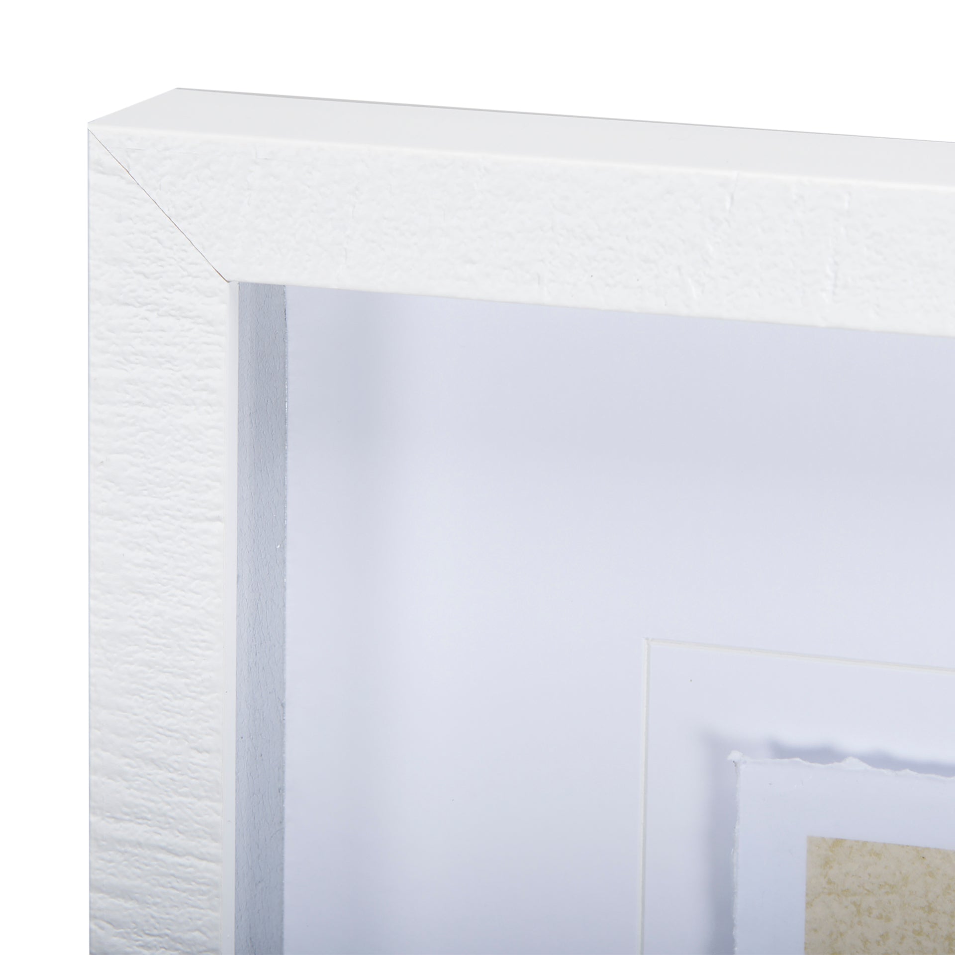 Thread Yellow I by Mercana Studio a Hand Embellished Textured Framed Art Print Matted under Glass