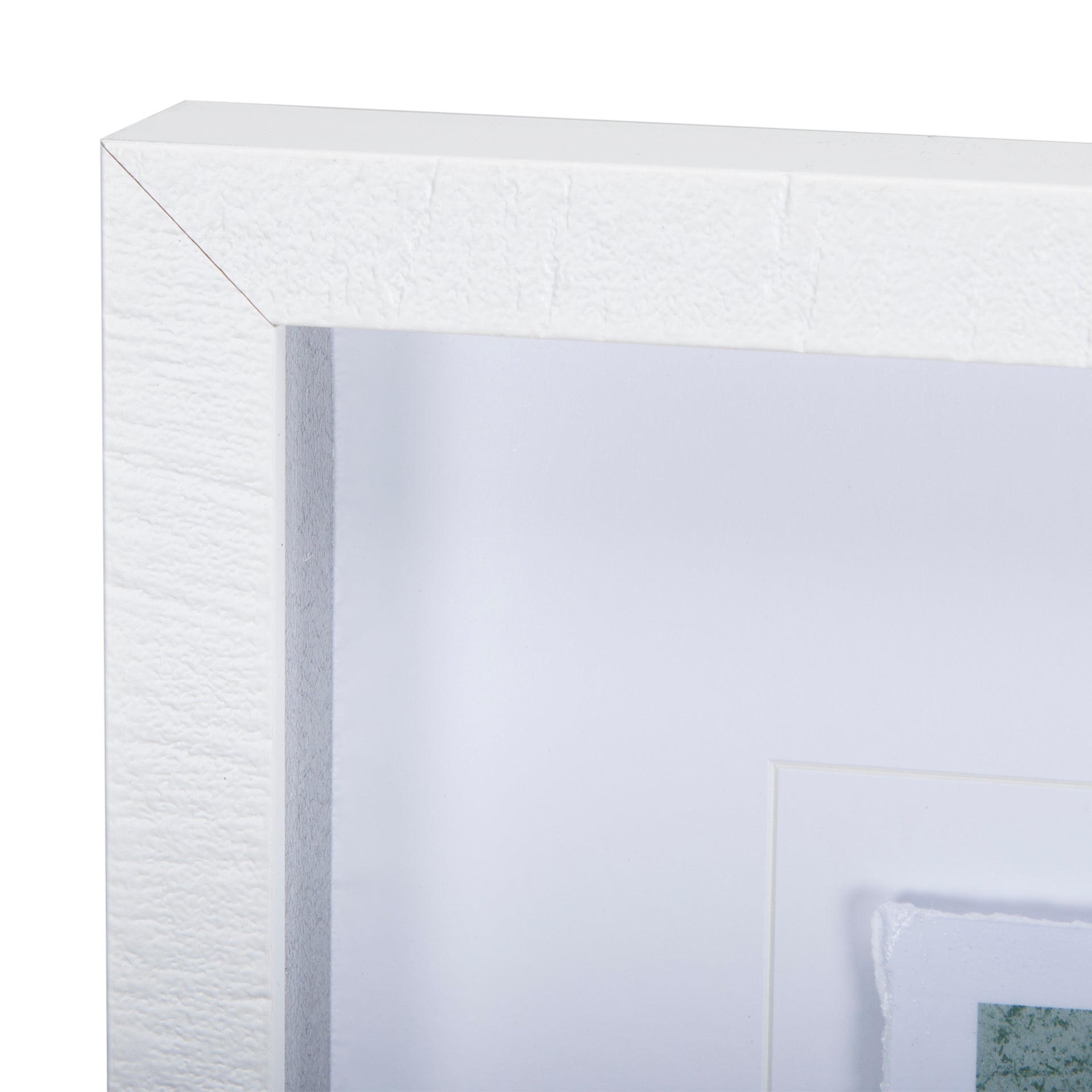 Thread Green II by Mercana Studio a Hand Embellished Textured Framed Art Print Matted under Glass