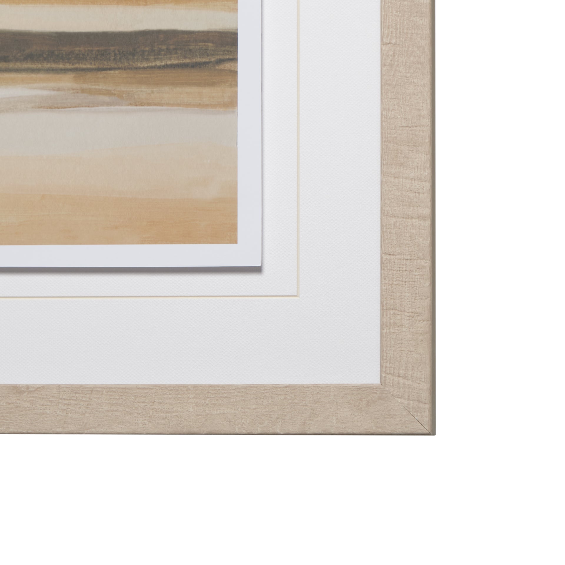 Wattwanderung I by Emma Scarvey a Framed Art Print Matted under Glass