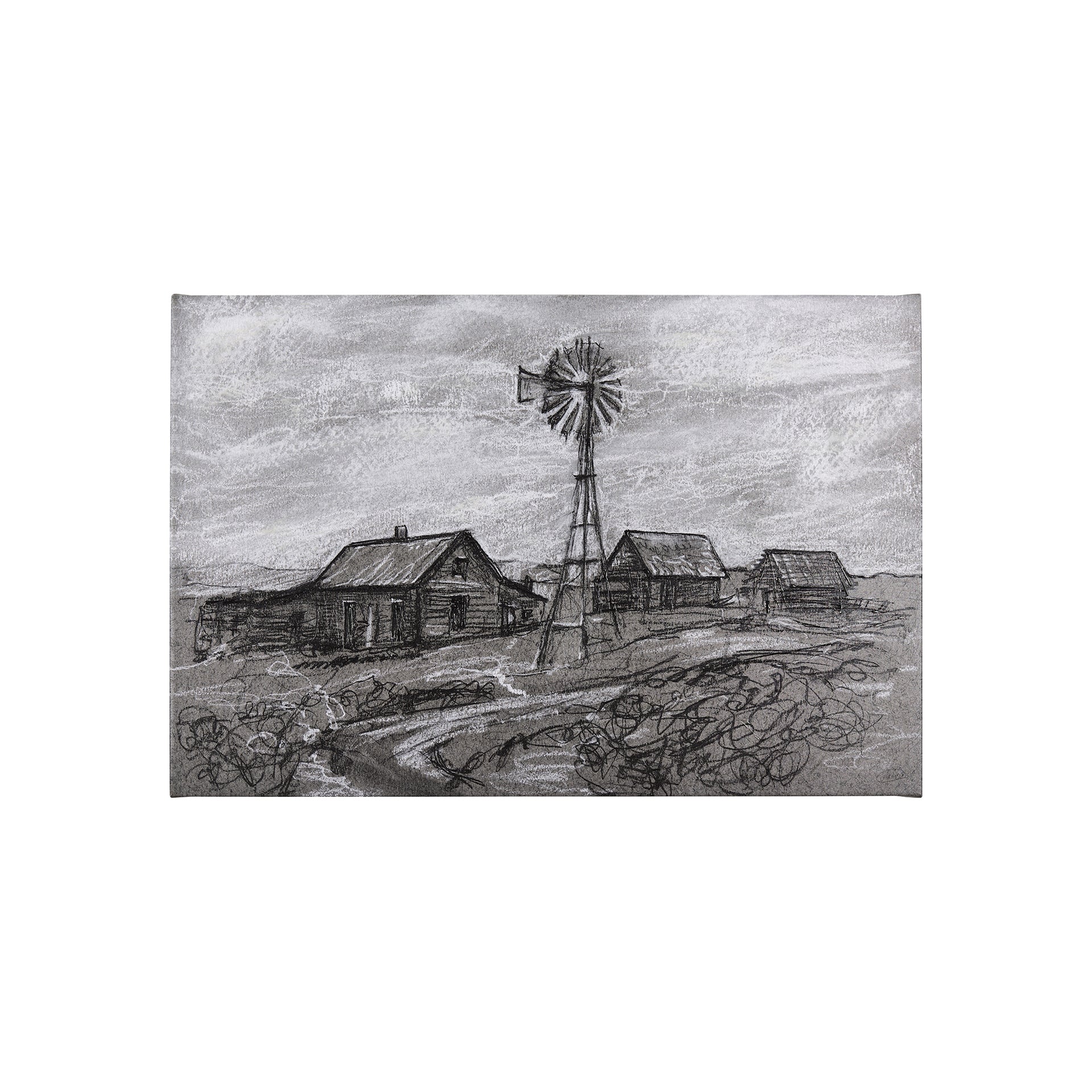 Farm view sketch I