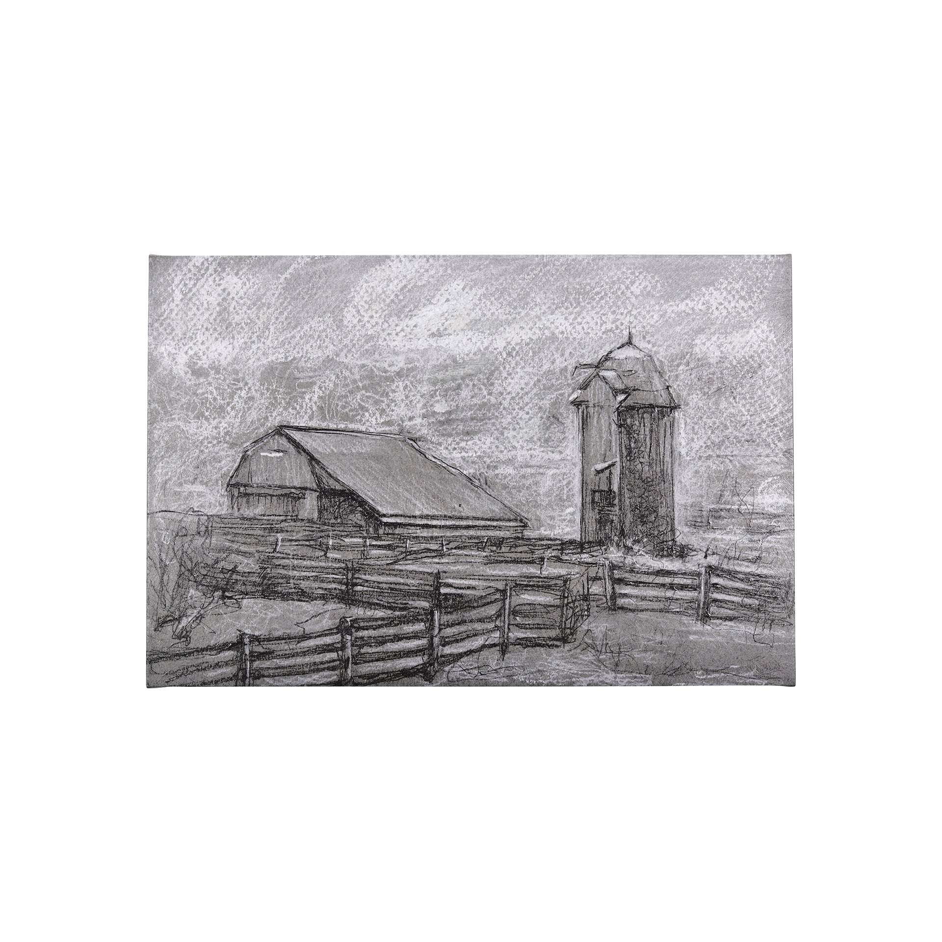 Farm view sketch II