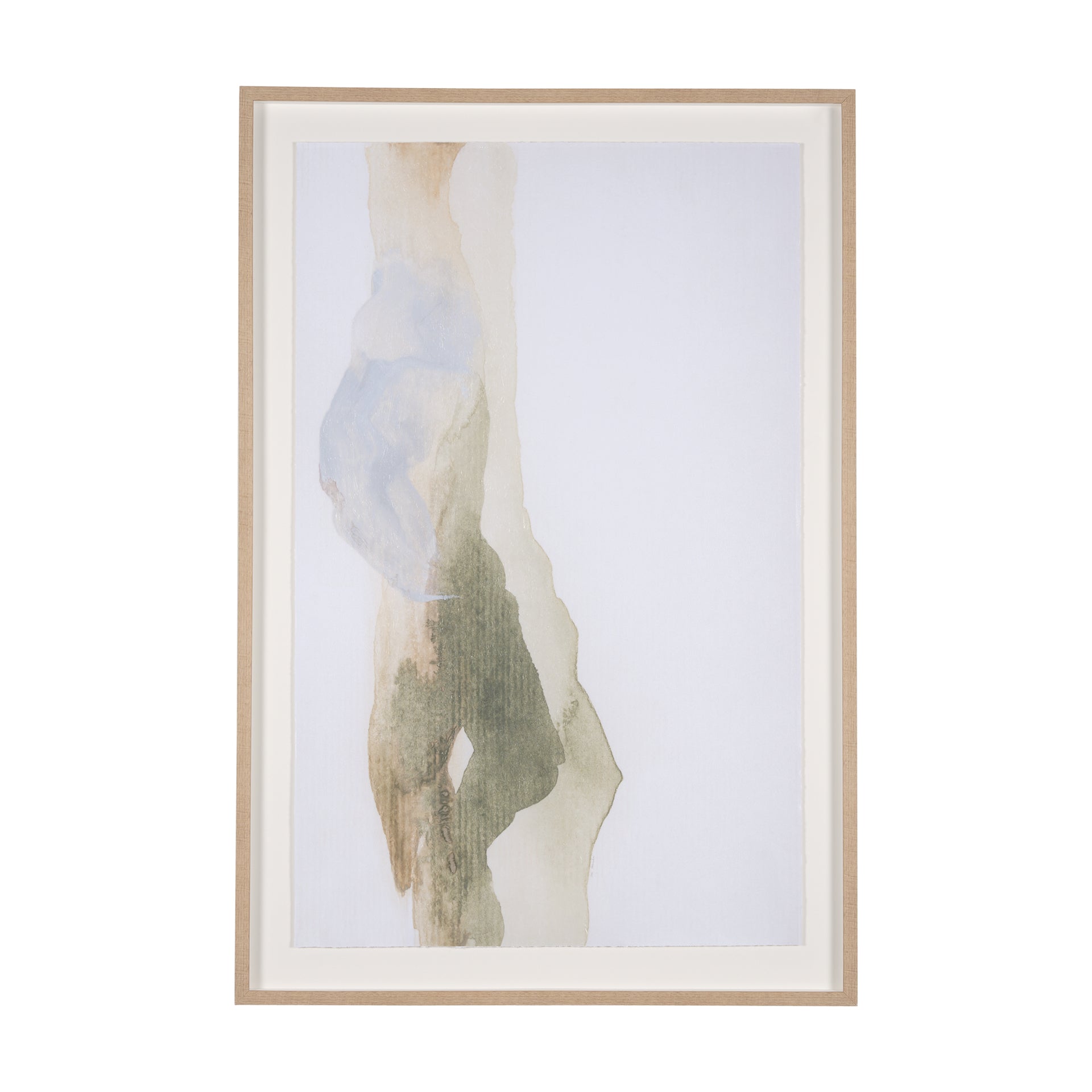 Can you Feel the Peace by Ira Havuka a Hand Embelished Textured Framed Art Print Matted under Glass