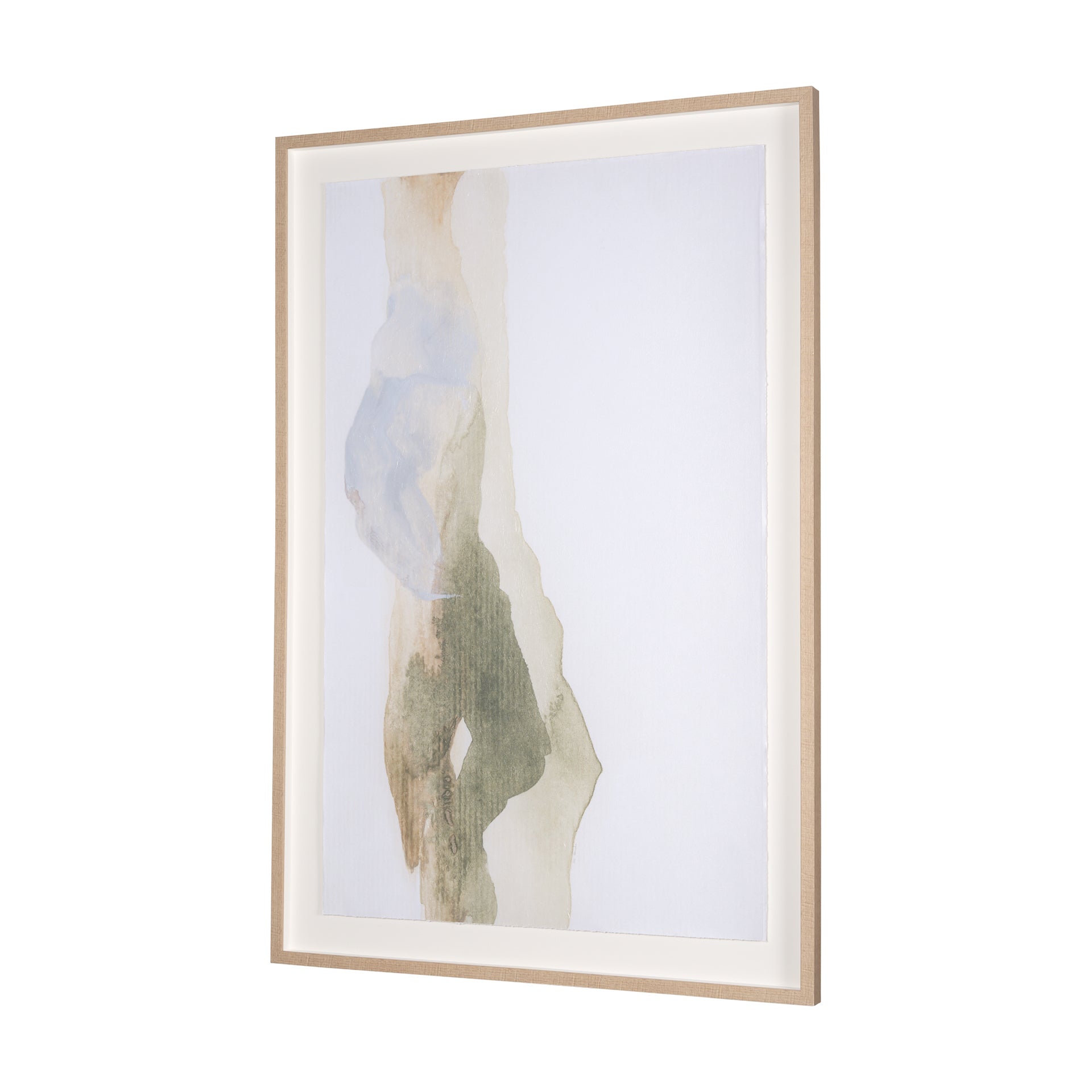 Can you Feel the Peace by Ira Havuka a Hand Embelished Textured Framed Art Print Matted under Glass