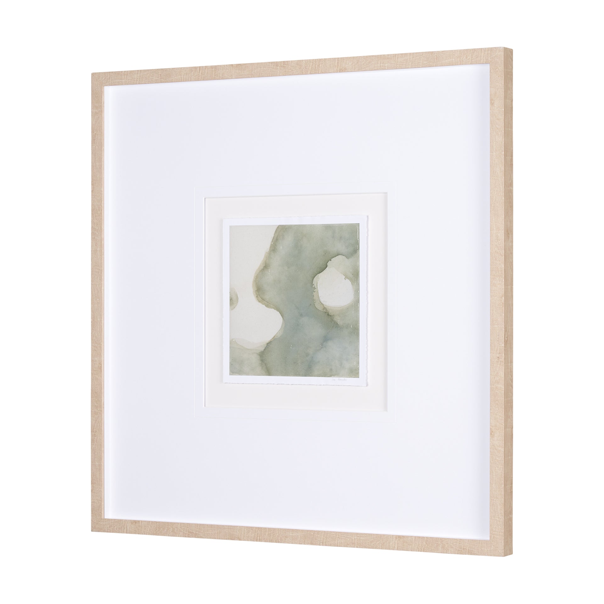 Solitude by Ira Havuka a Hand Embellished Textured Framed Art Print Matted under Glass