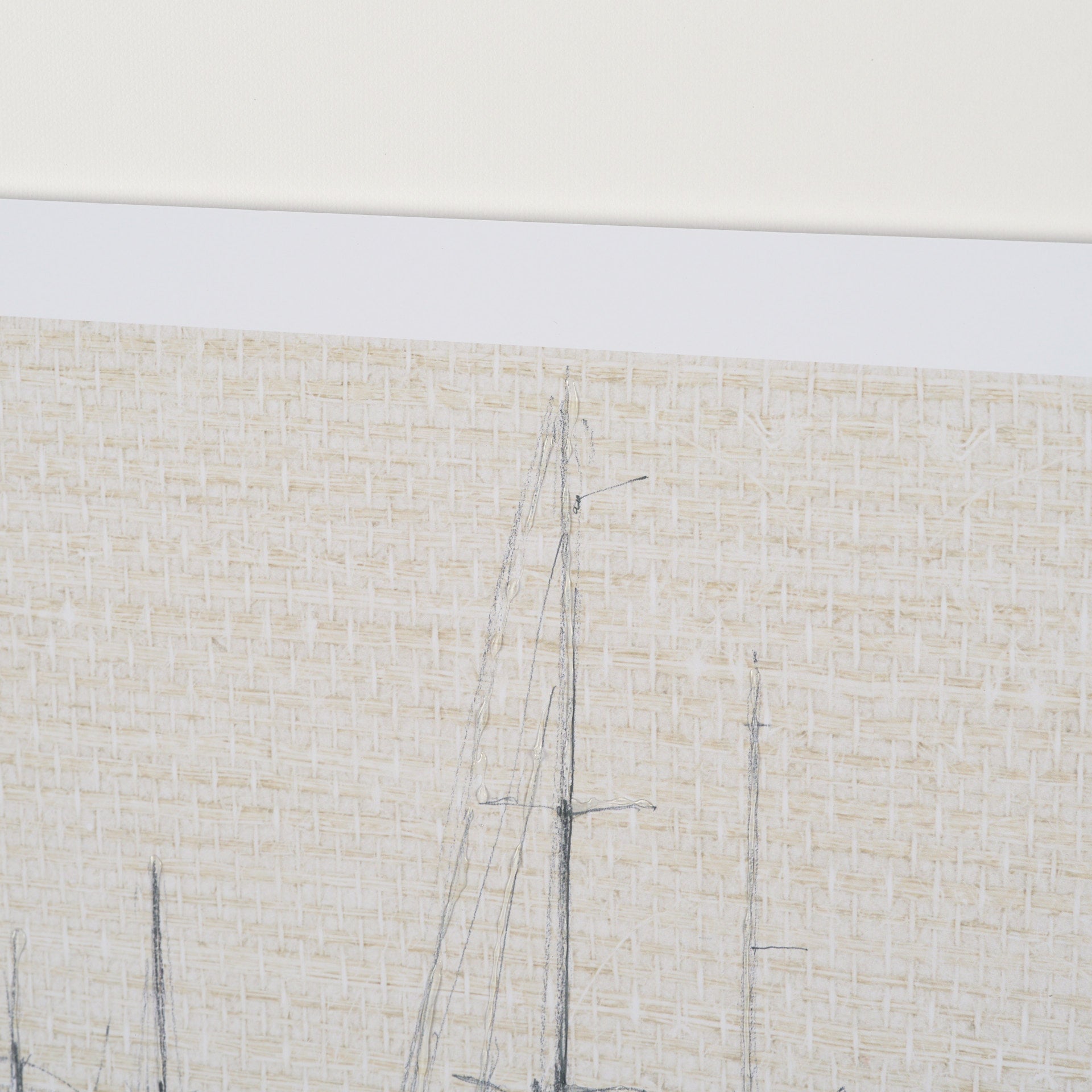 Sail Away III by Mercana Studio a Hand Embellished Framed Art Print Matted under Glass