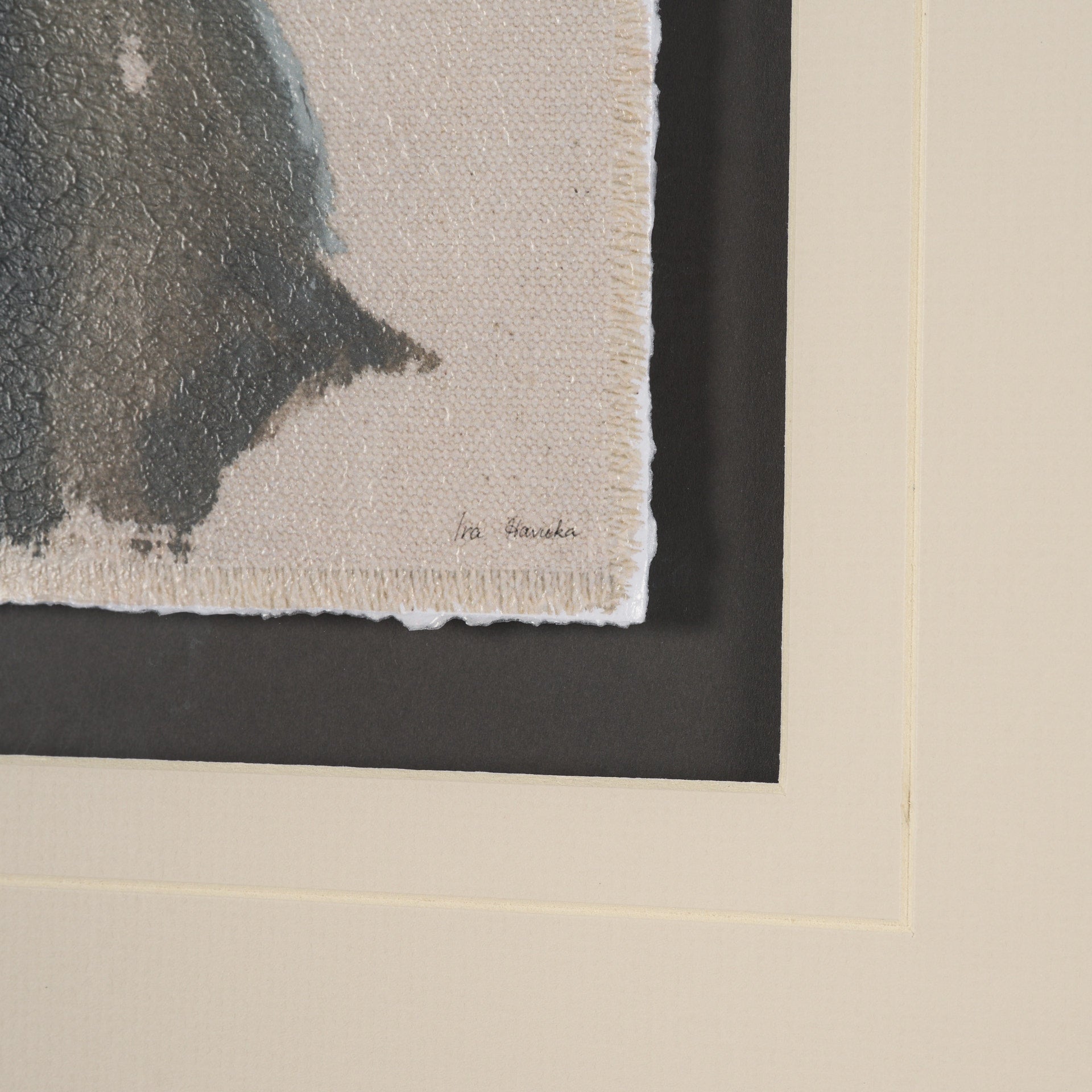 Autonomous (Set of 2) by Ira Havuka a Hand Embellished Framed Art Print Matted under Glass