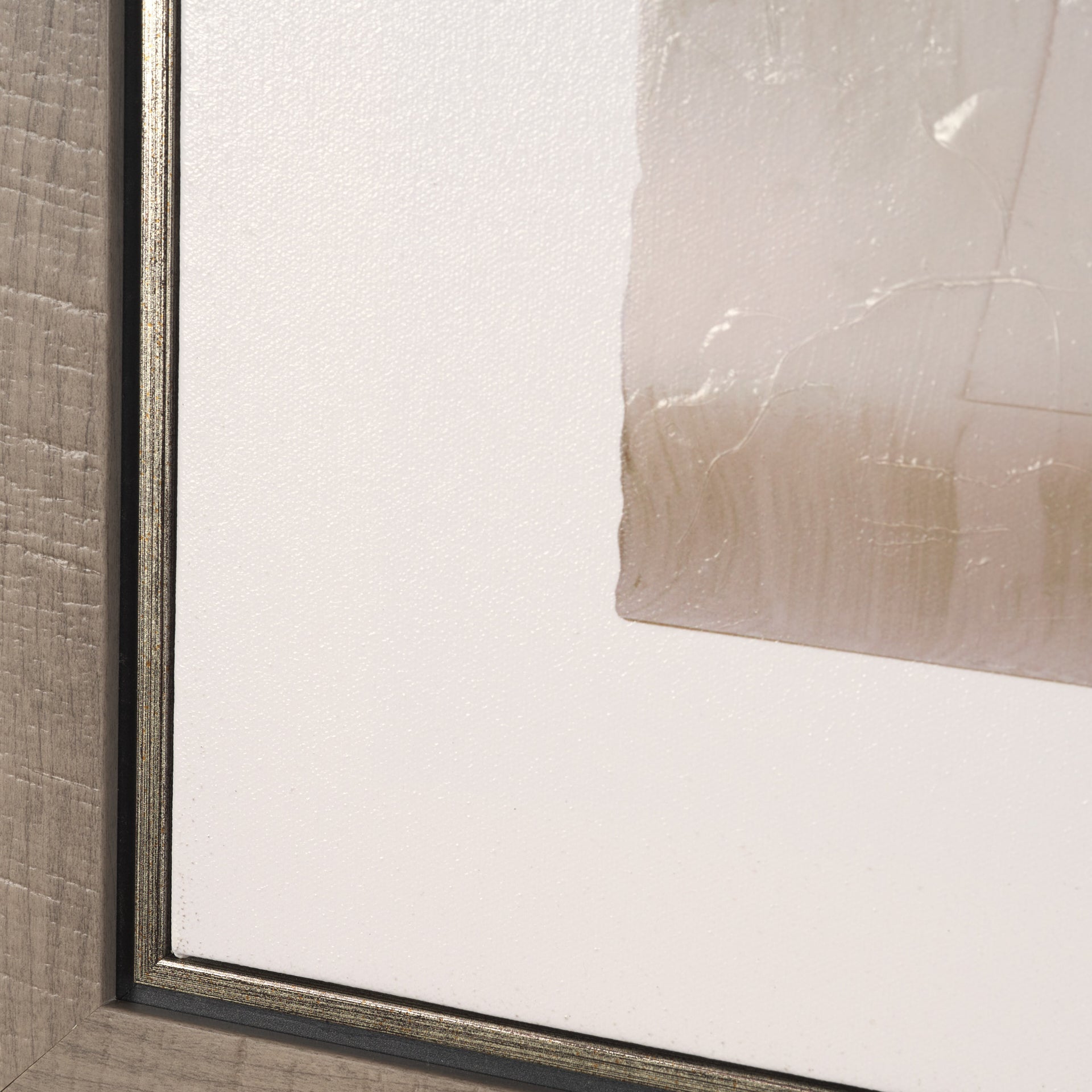 Glazed Echoes White I by Cartissi