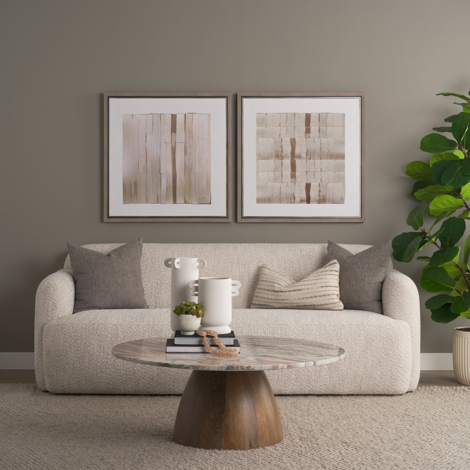 Glazed Echoes White III by Cartissi