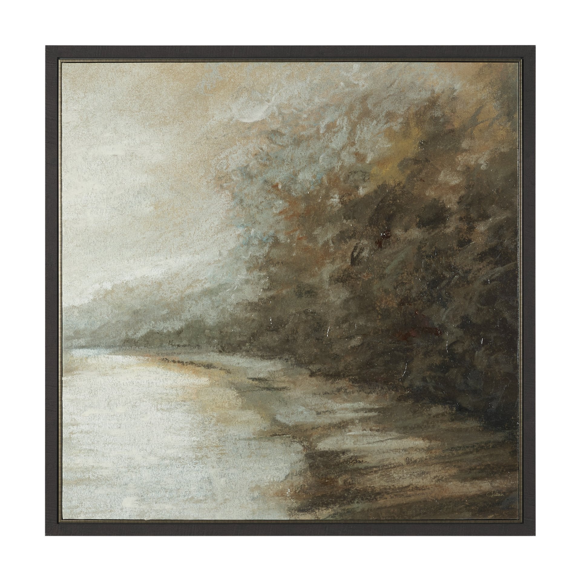 Forest Edge II by Mercana Studio Hand Embellished Textured Framed Canvas Artwork