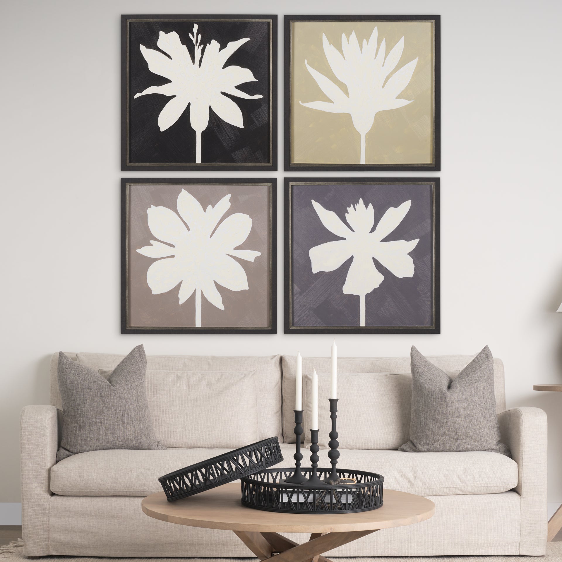 Floral Silhouettes III by Liz Jardine