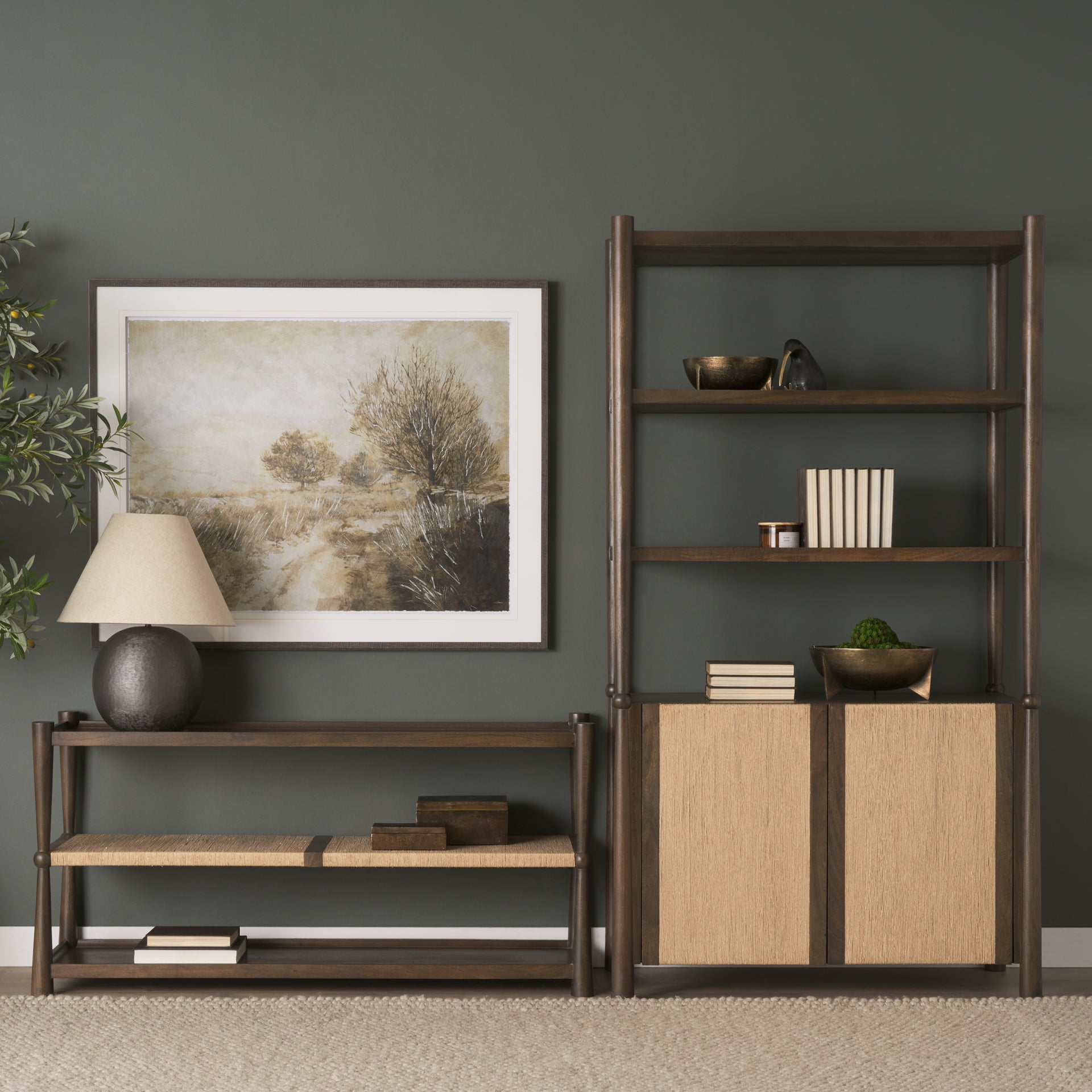 Bondi 2 Door Shelving Unit