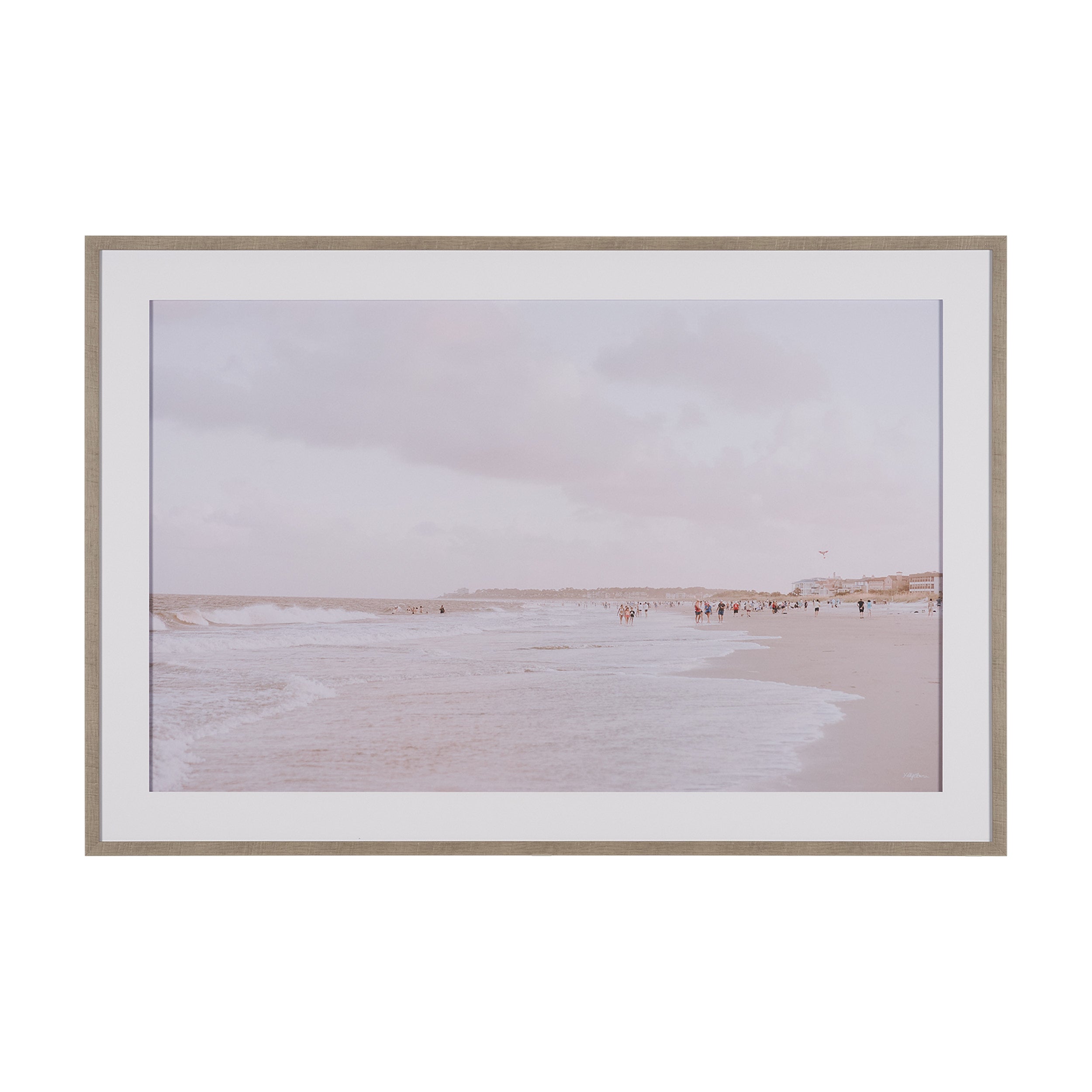 Low Country Coastline by Kelly Frere Framed Art Print Matted under Glass