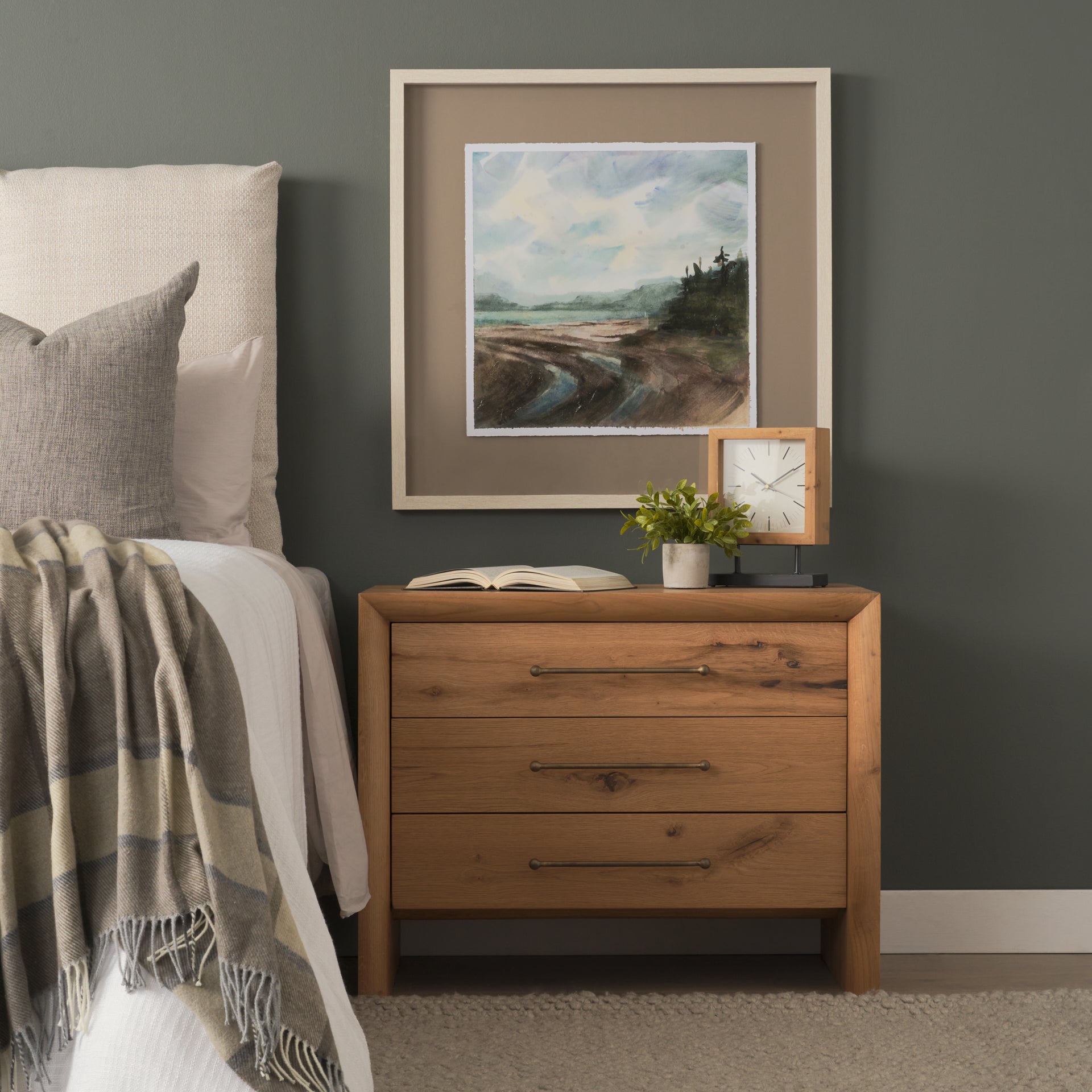 Belford 3-Drawer Nightstand