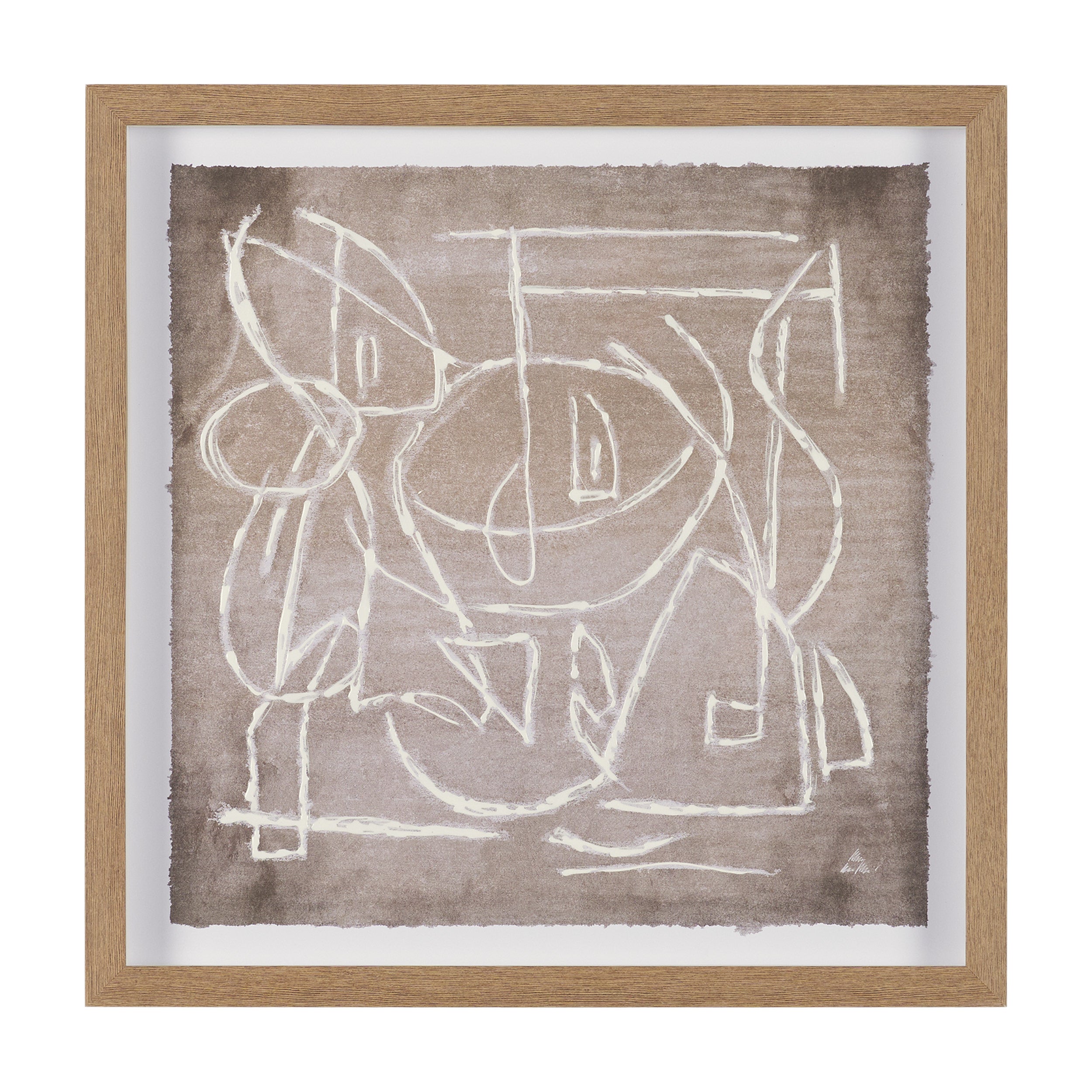 Obscure I by Mercana Studio Hand Embelished Framed Artwork Matted under Glass