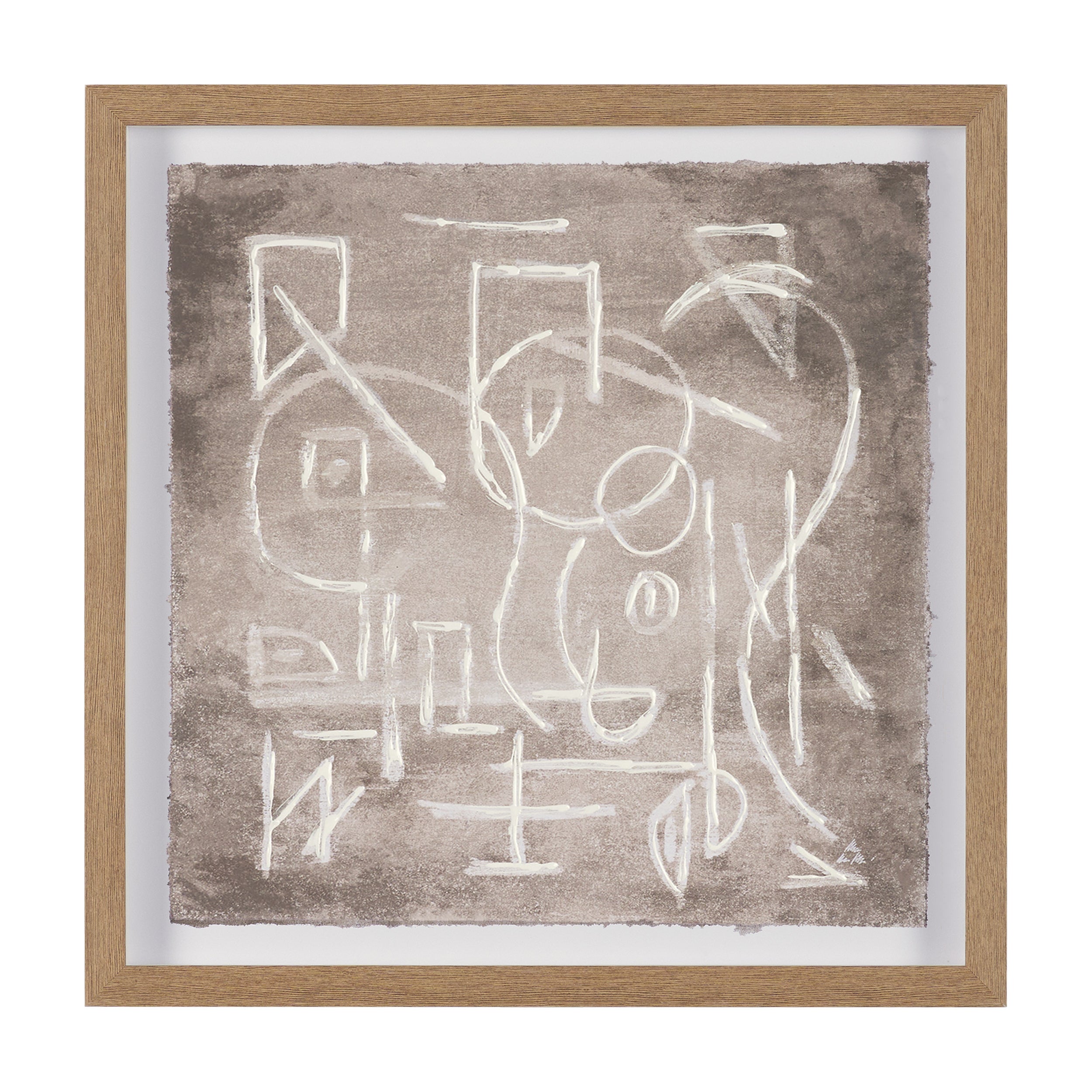 Obscure II by Mercana Studio Hand Embelished Framed Artwork Matted under Glass