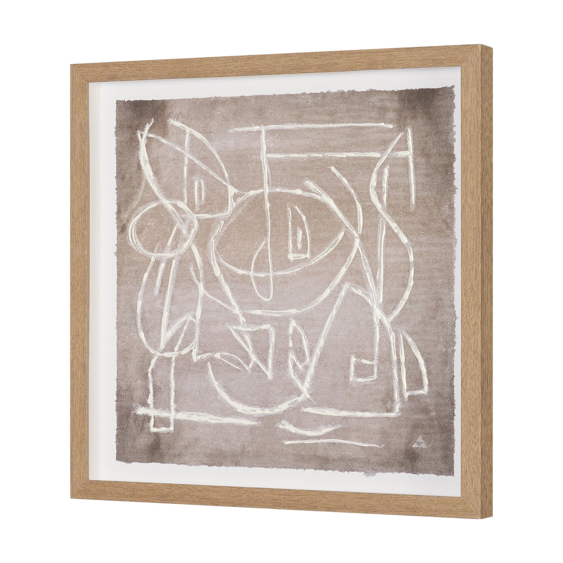 Obscure I by Mercana Studio Hand Embelished Framed Artwork Matted under Glass