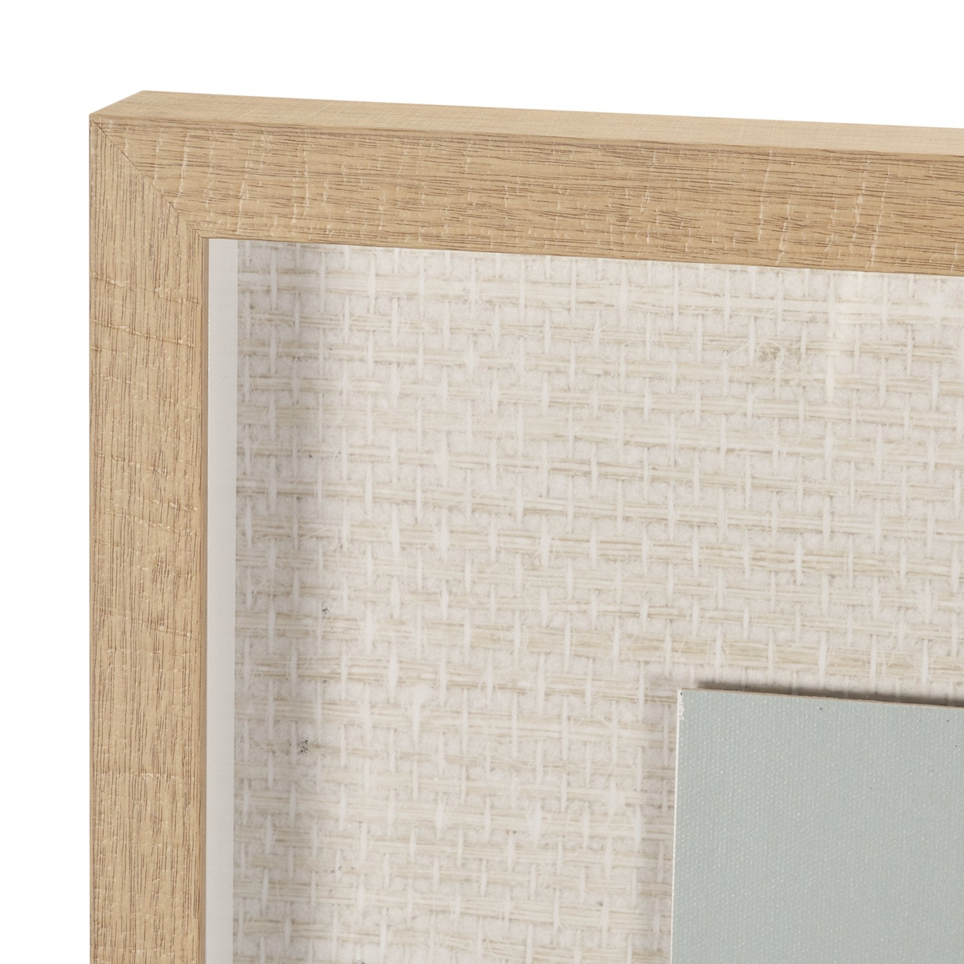 Verdant Silhouettes I by Hannah Dawson Hand Embelished Textured Framed Artwork Matted under Glass