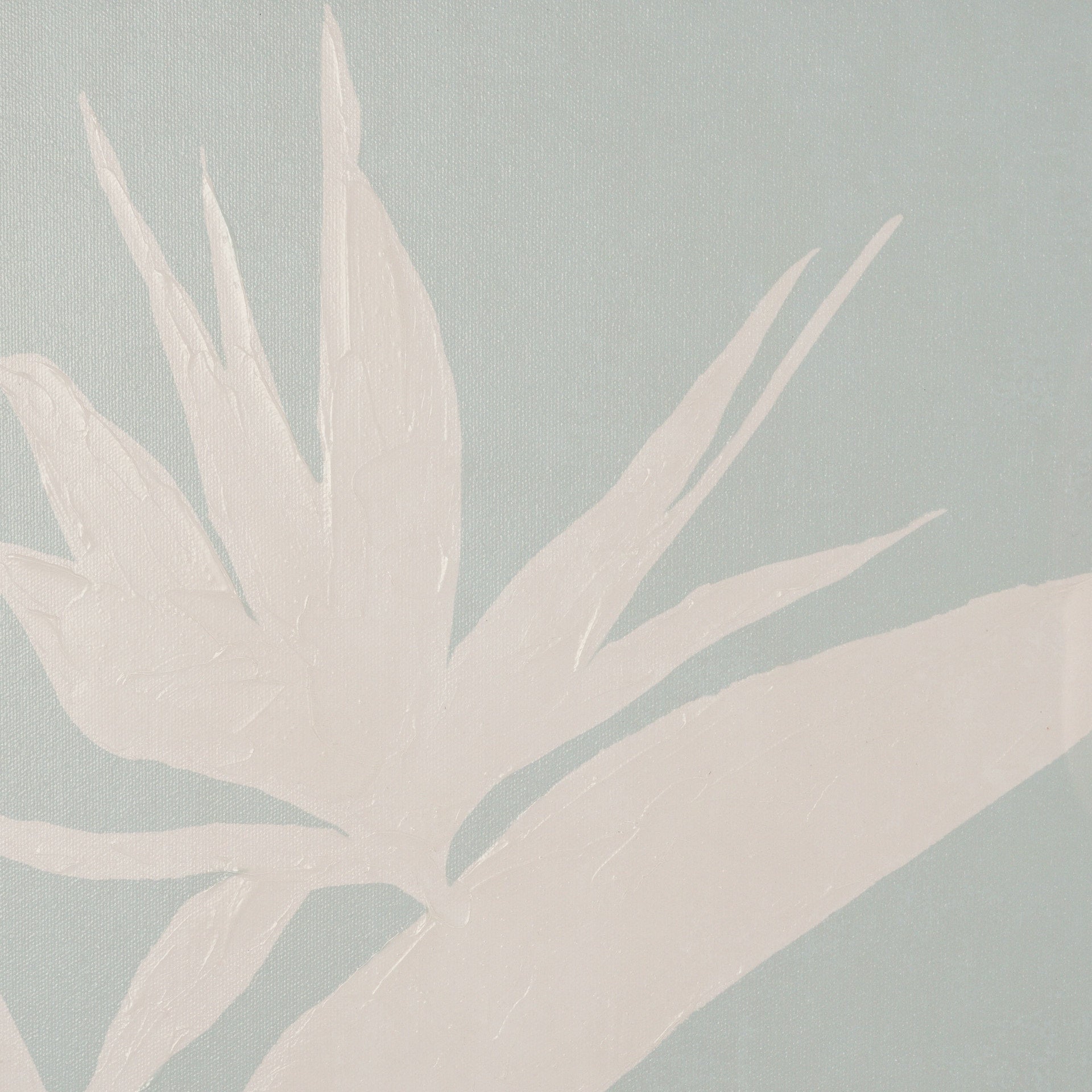 Verdant Silhouettes II by Hannah Dawson Hand Embelished Textured Framed Artwork Matted under Glass