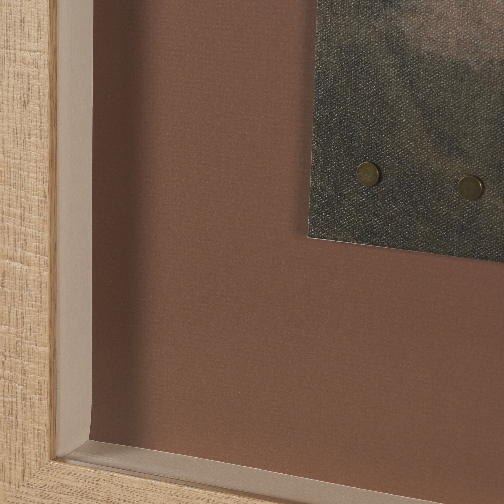 Textural Echo - Patina by Kristine Hegre Hand Embelished Textured Framed Artwork Matted under Glass