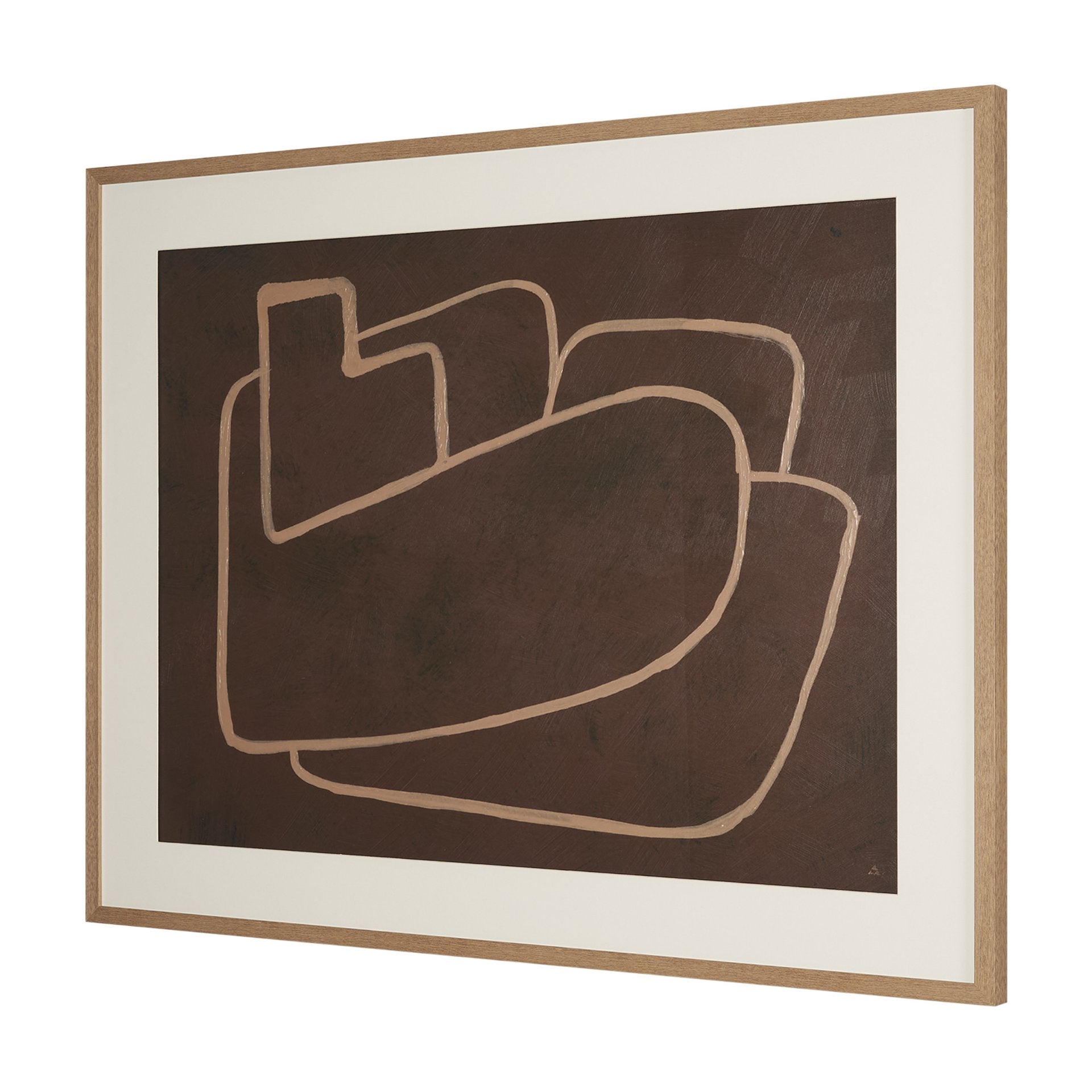 Fusion I by Mercana Studio Hand Embelished Textured Framed Artwork Matted under Glass