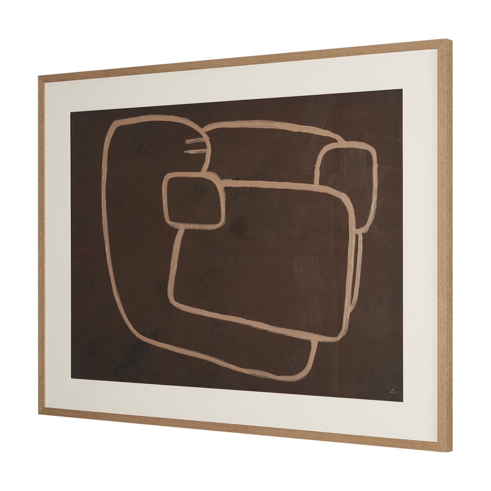 Fusion II by Mercana Studio Hand Embelished Textured Framed Artwork Matted under Glass