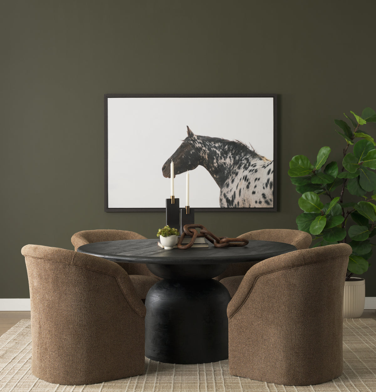 Curtis Barrel Back Dining Arm Chair