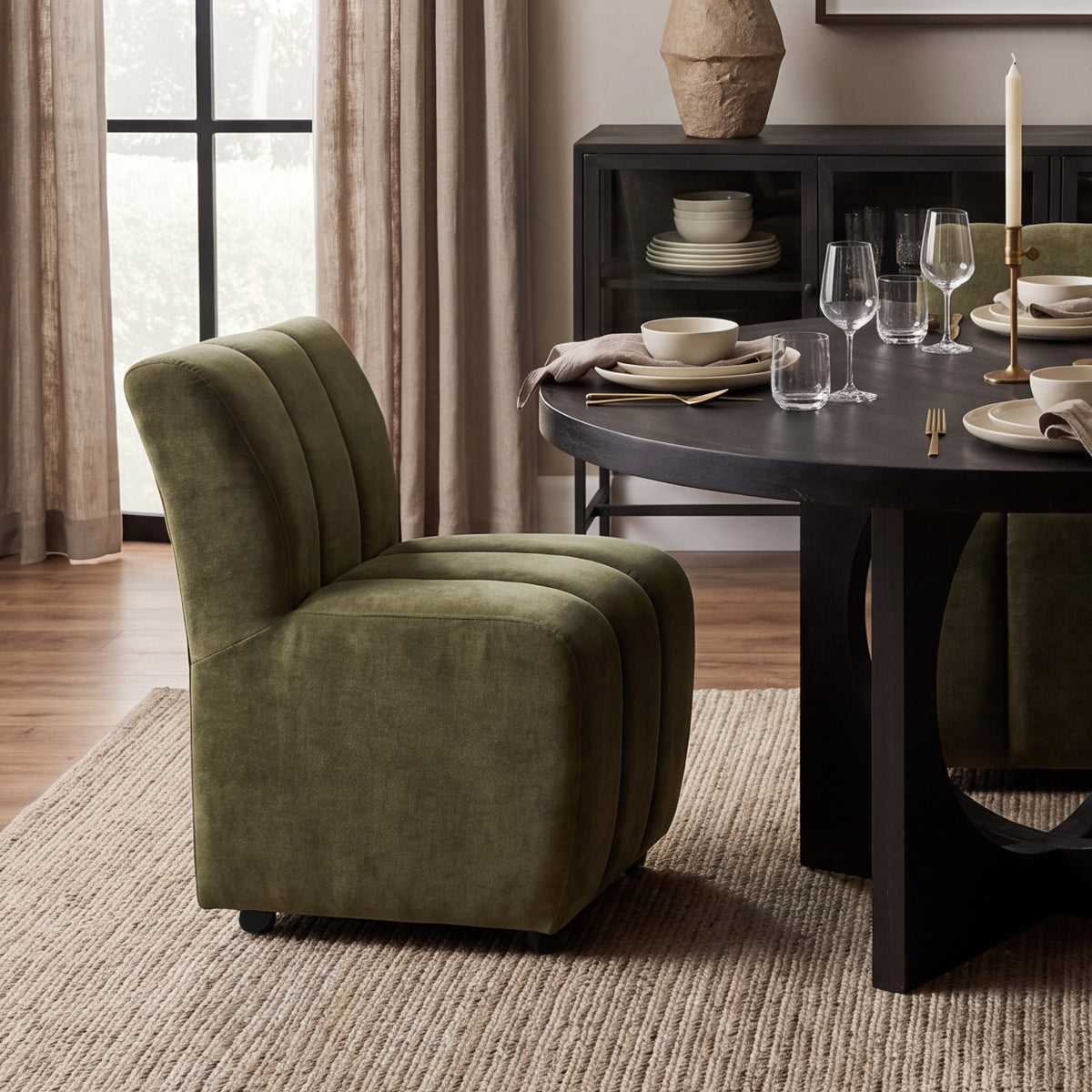 Wilkins Barrel Back Dining Arm Chair