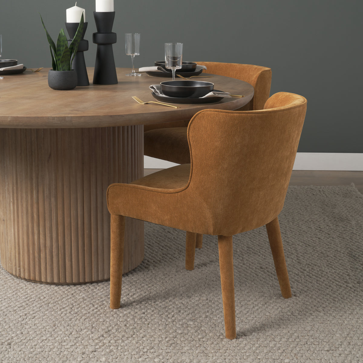 Nolan Wingback Dining Side Chair S/2