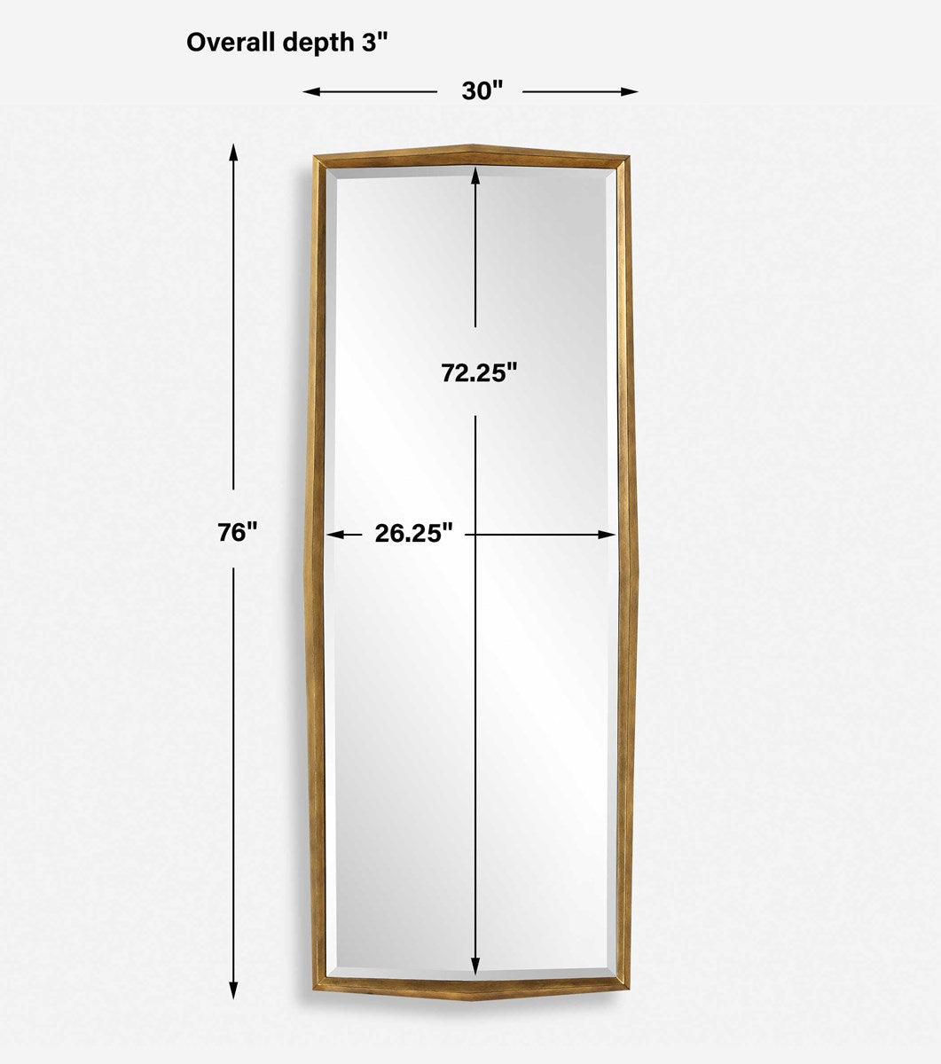 On Point Wood Dressing Mirror