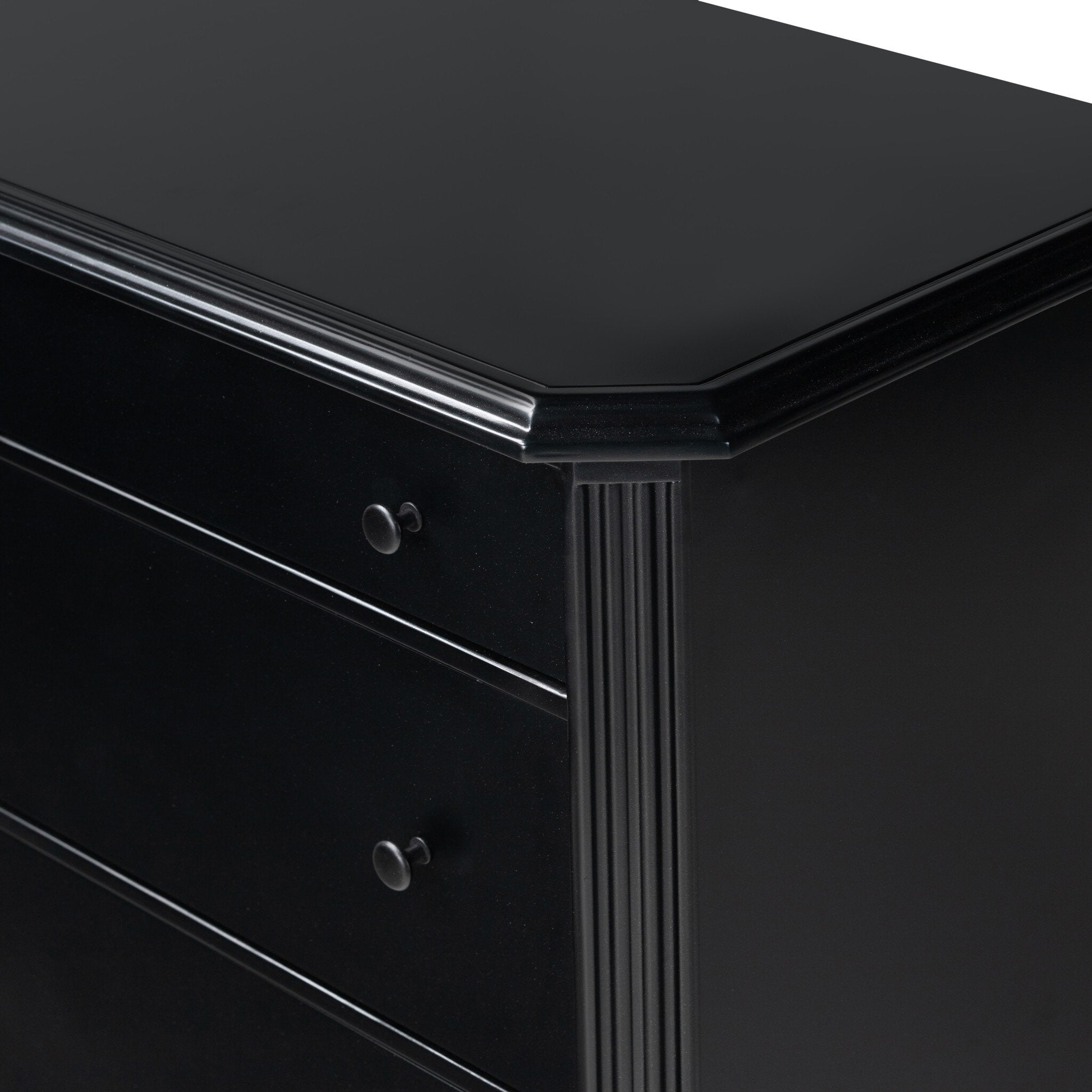 Lendon 3 Drawer Dresser - Black