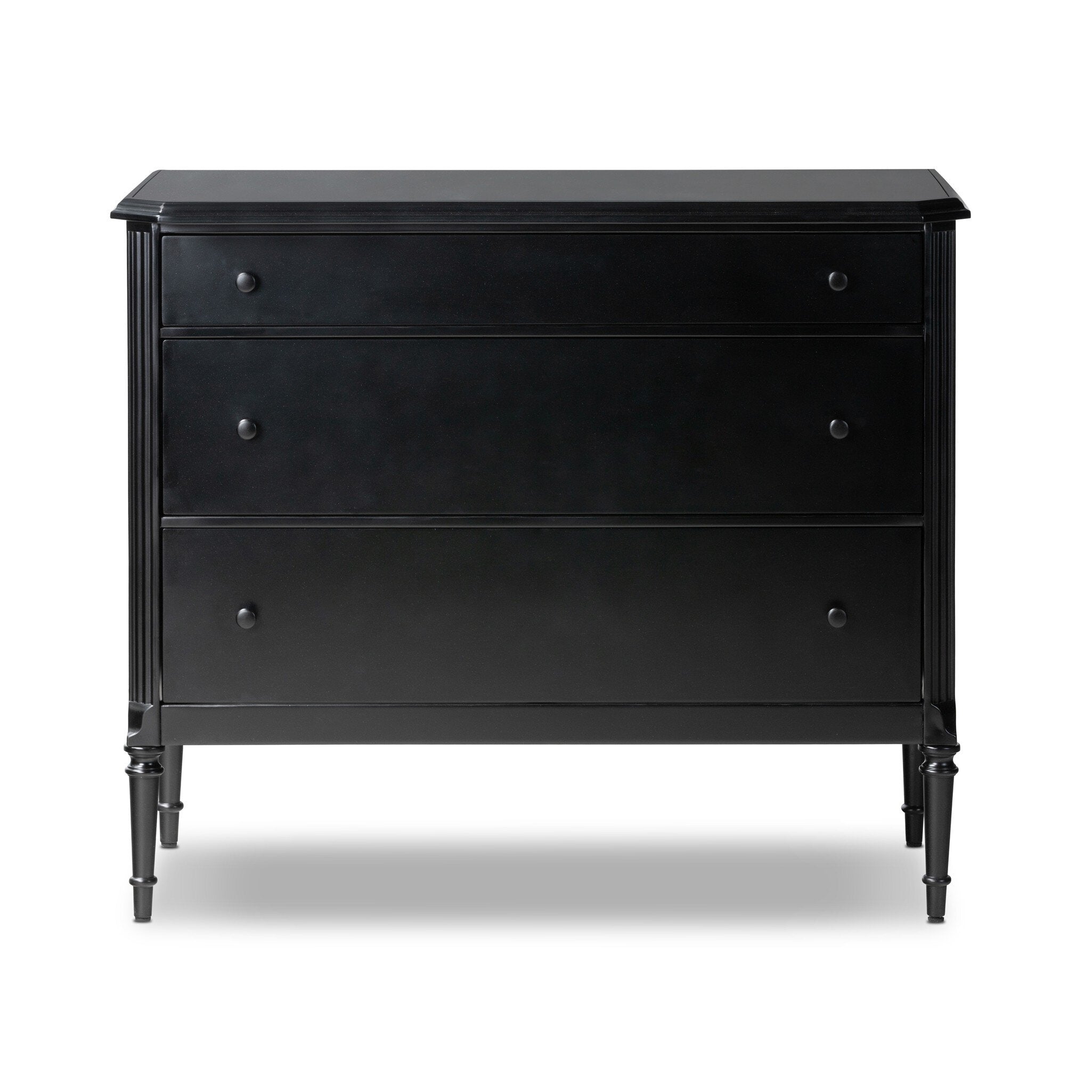 Lendon 3 Drawer Dresser - Black