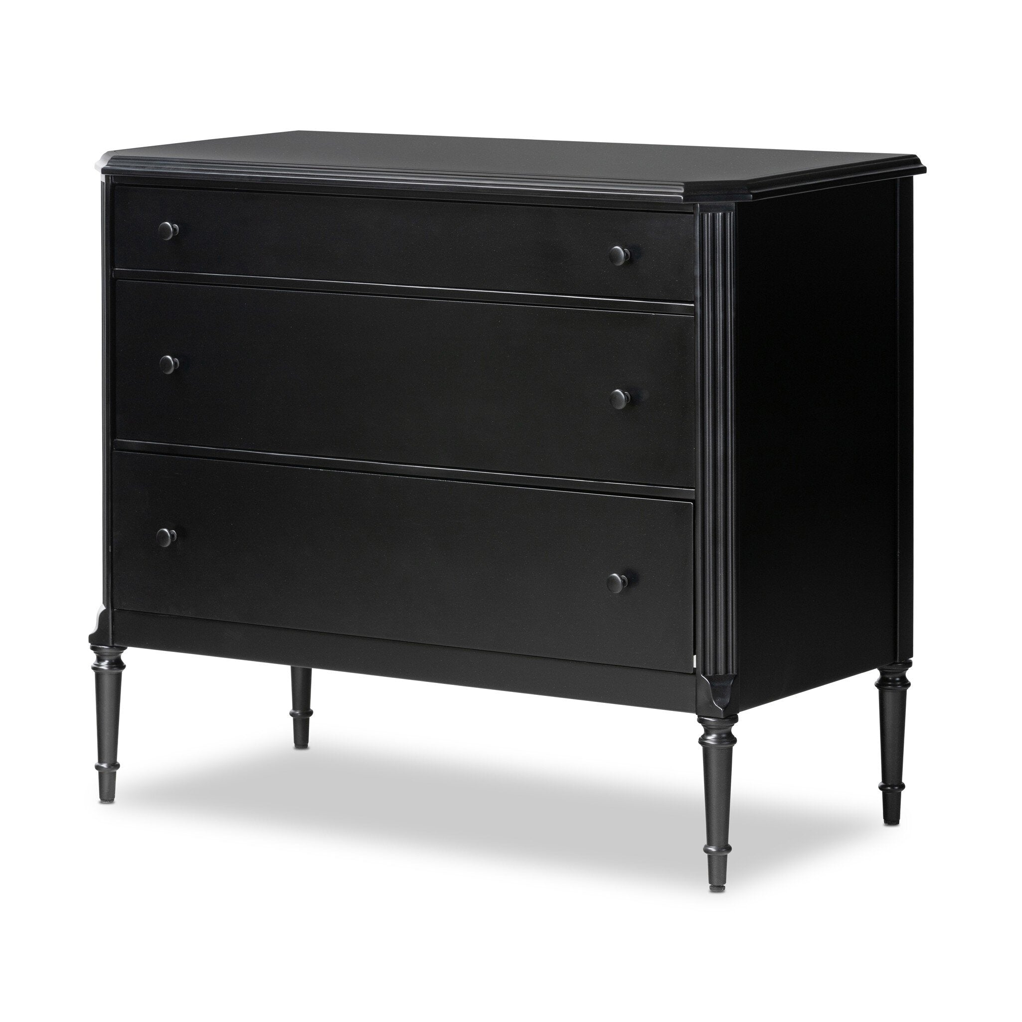 Lendon 3 Drawer Dresser - Black