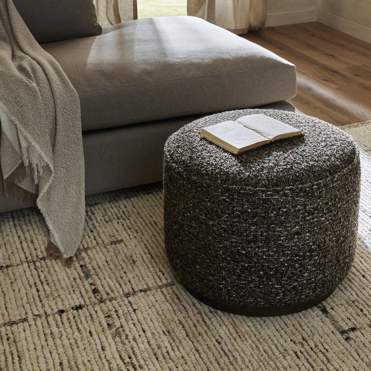 Sinclair Round Ottoman