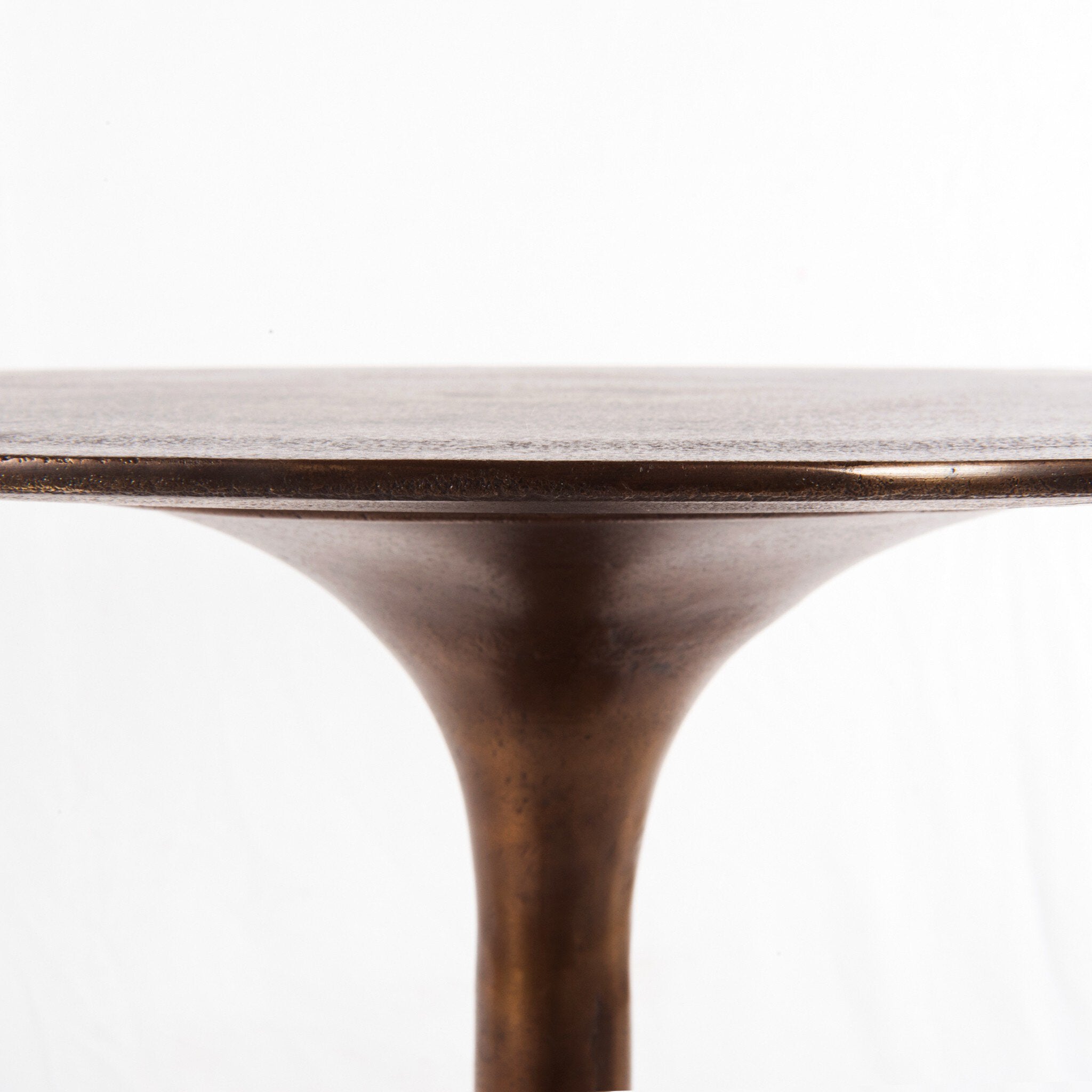 Tulip Side Table - Antique Rust