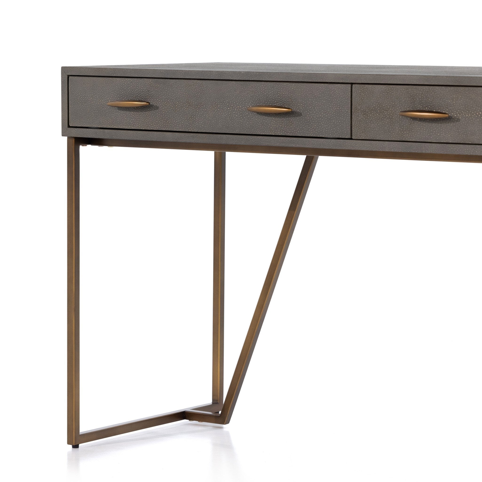 Shagreen Desk - Grey Shagreen