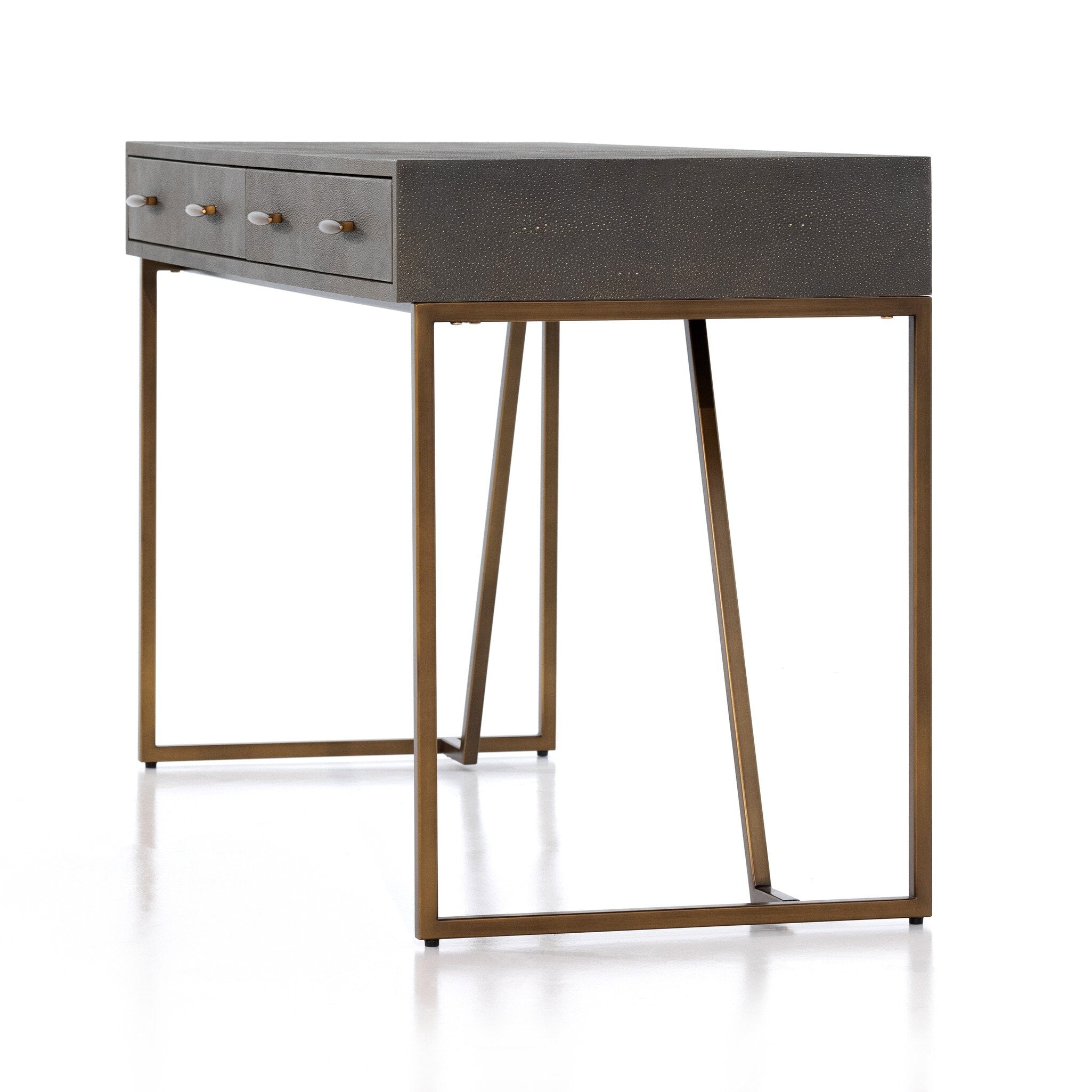 Shagreen Desk - Grey Shagreen