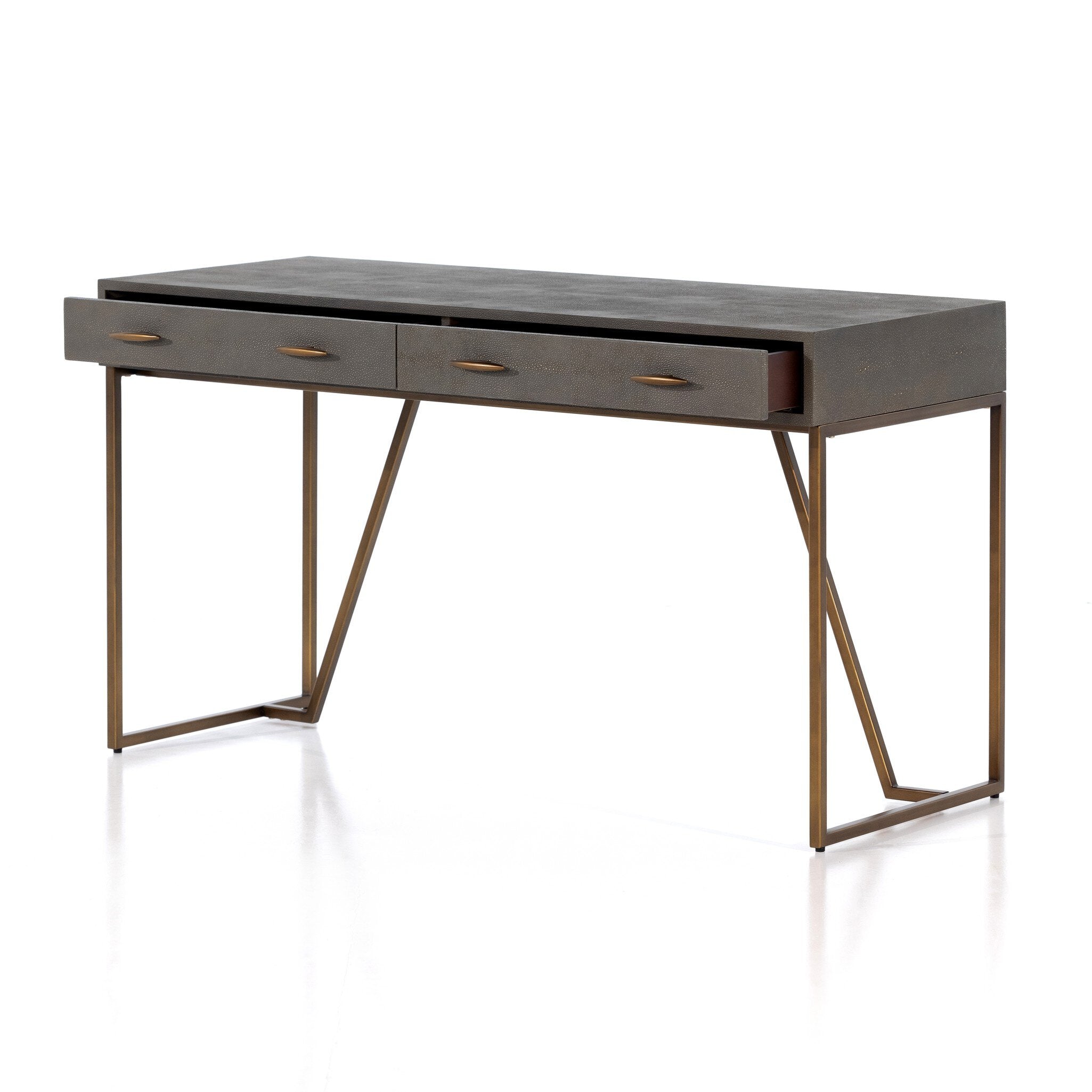 Shagreen Desk - Grey Shagreen