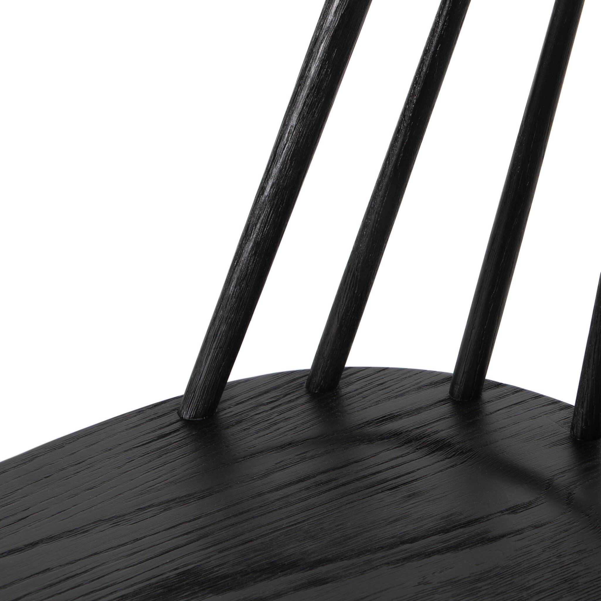 Lewis Windsor Chair - Black Oak