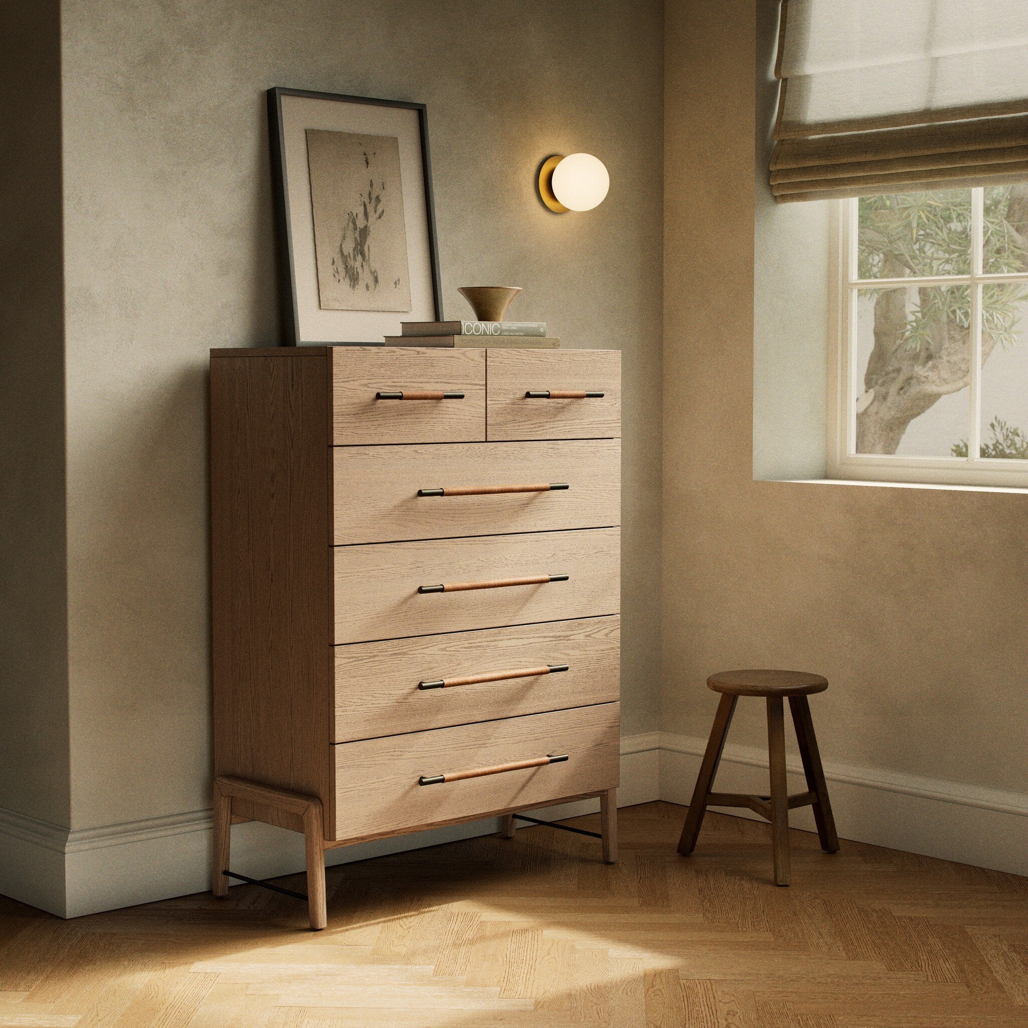 Rosedale 6 Drawer Tall Dresser