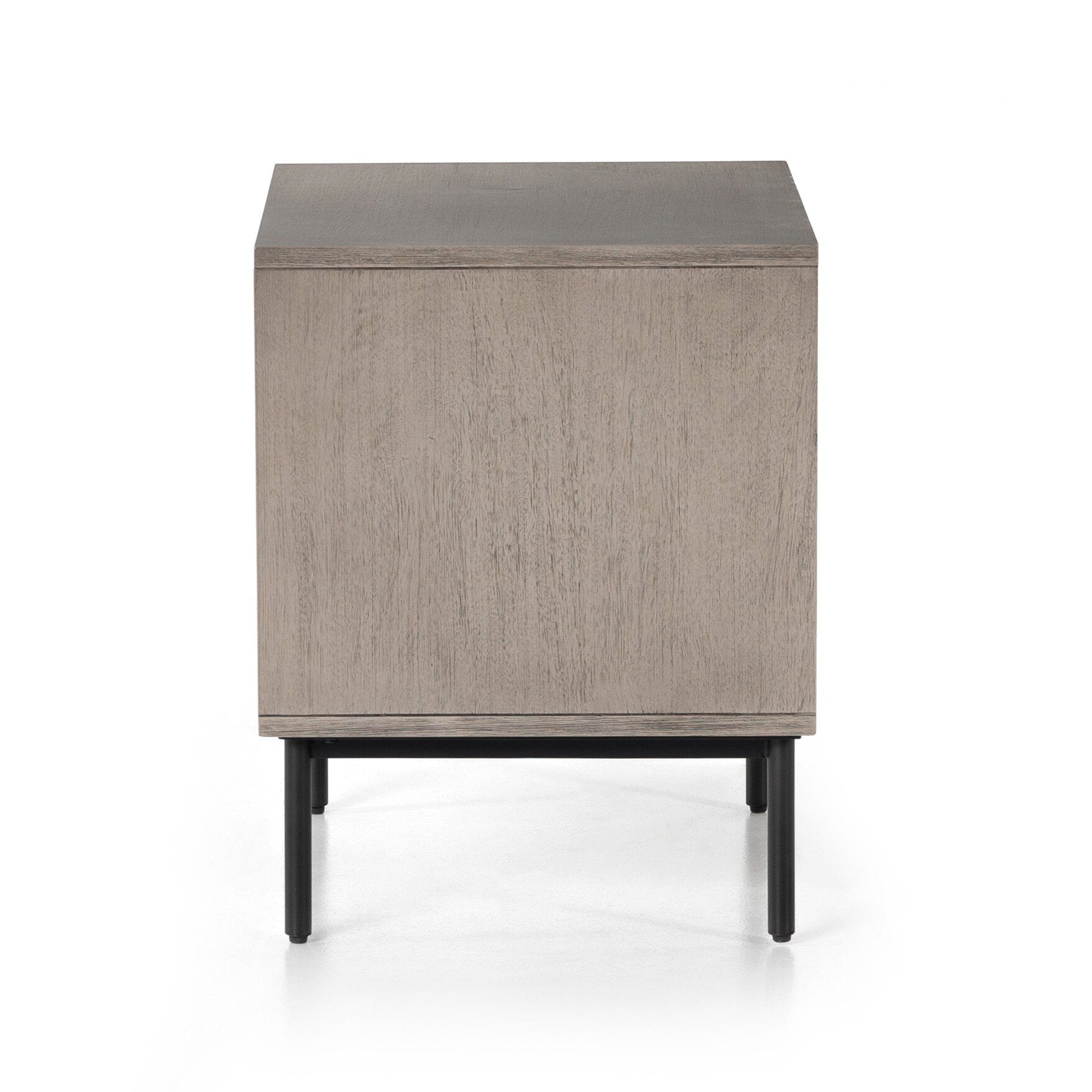 Carly 2 Drawer Nightstand - Grey Wash Veneer