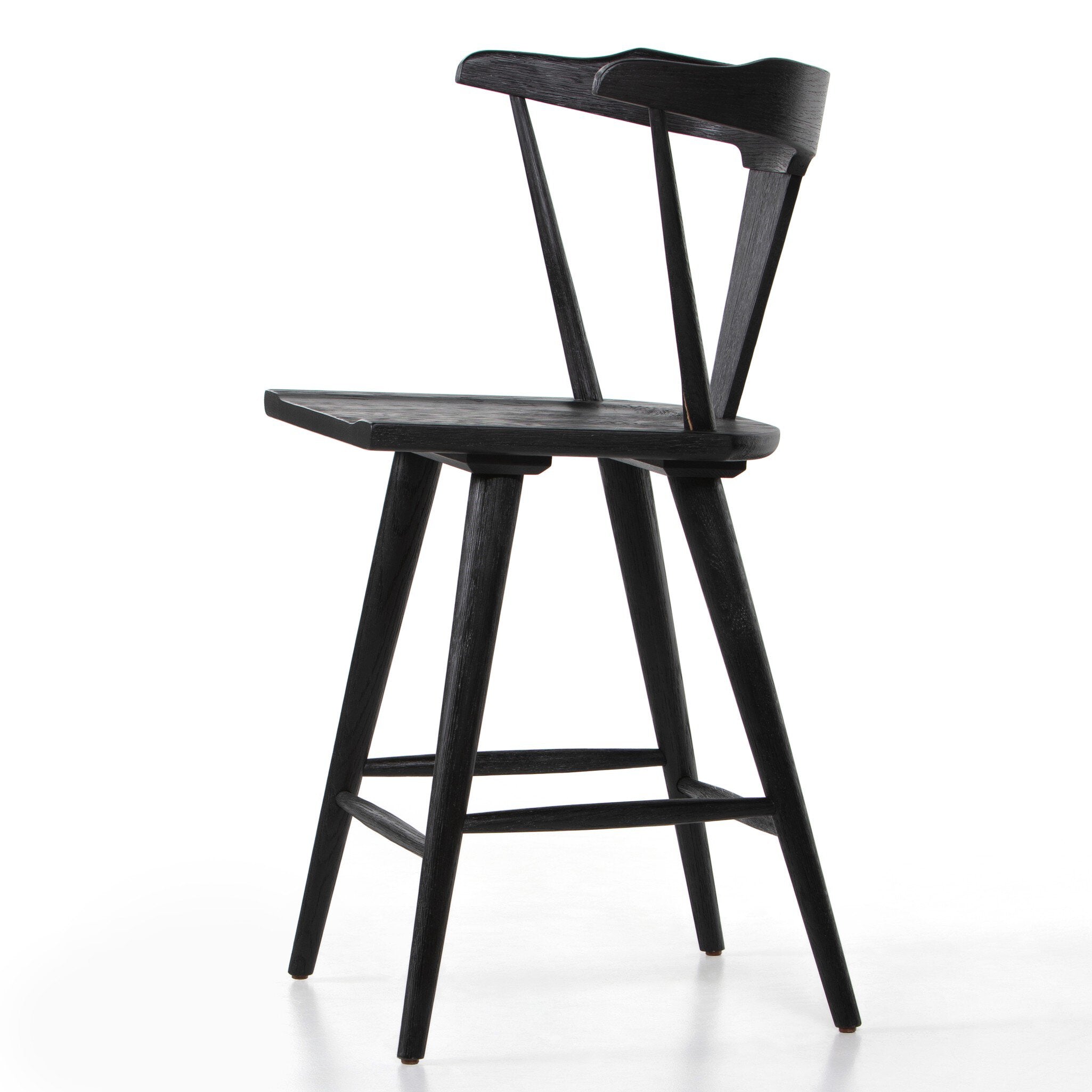 Ripley Bar + Counter Stool - Black Oak