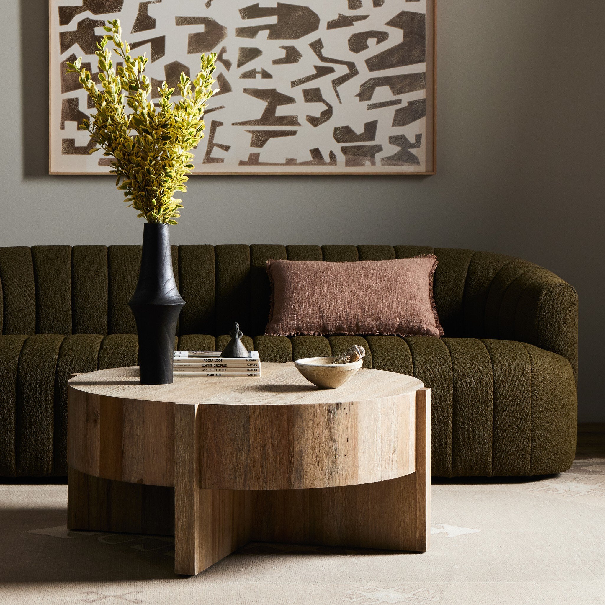 Bingham Coffee Table - Rustic Oak Veneer