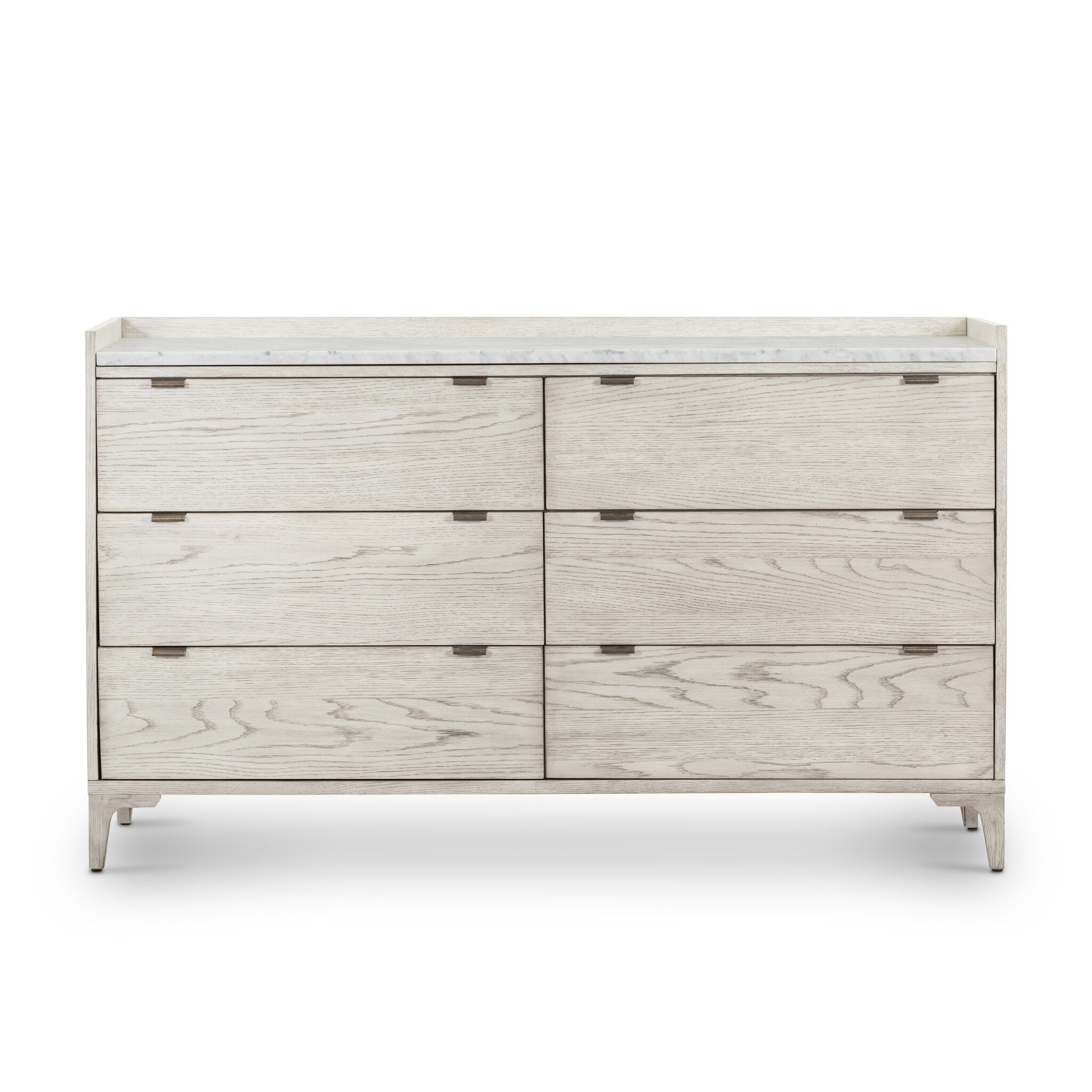 Viggo 6 Drawer Dresser - Vintage White Oak