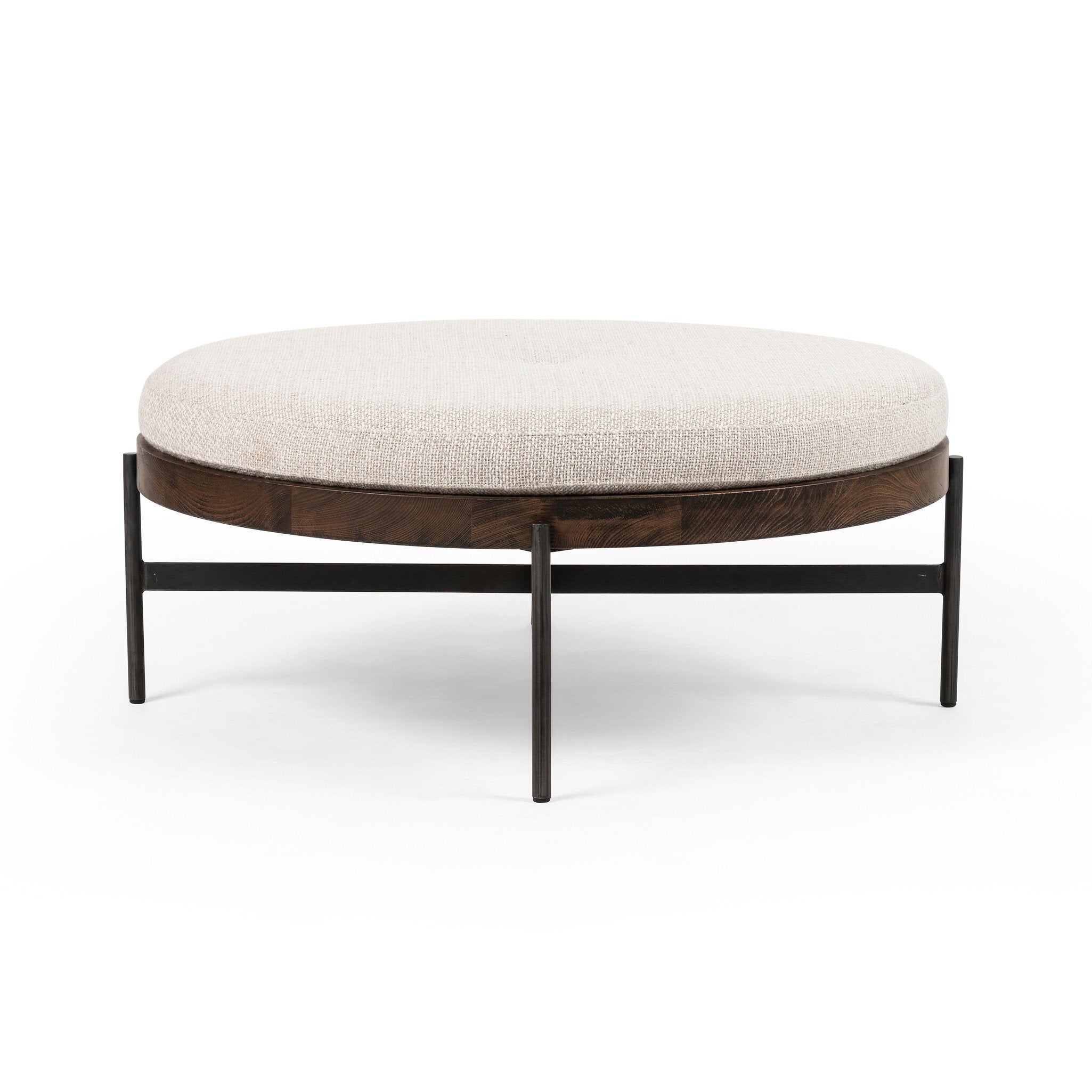 Edwyn Large Ottoman - Gibson Wheat