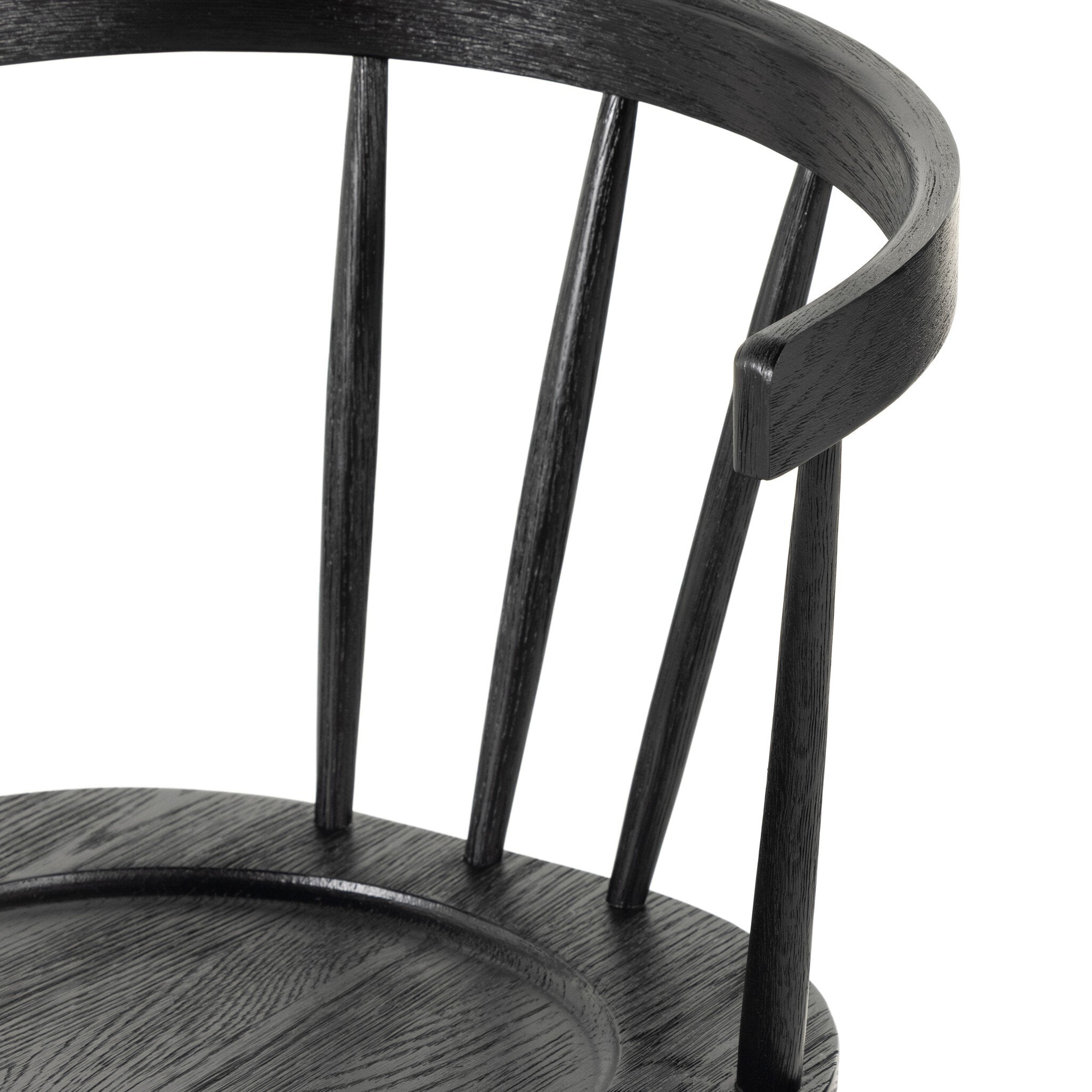 Naples Dining Chair - Black Oak